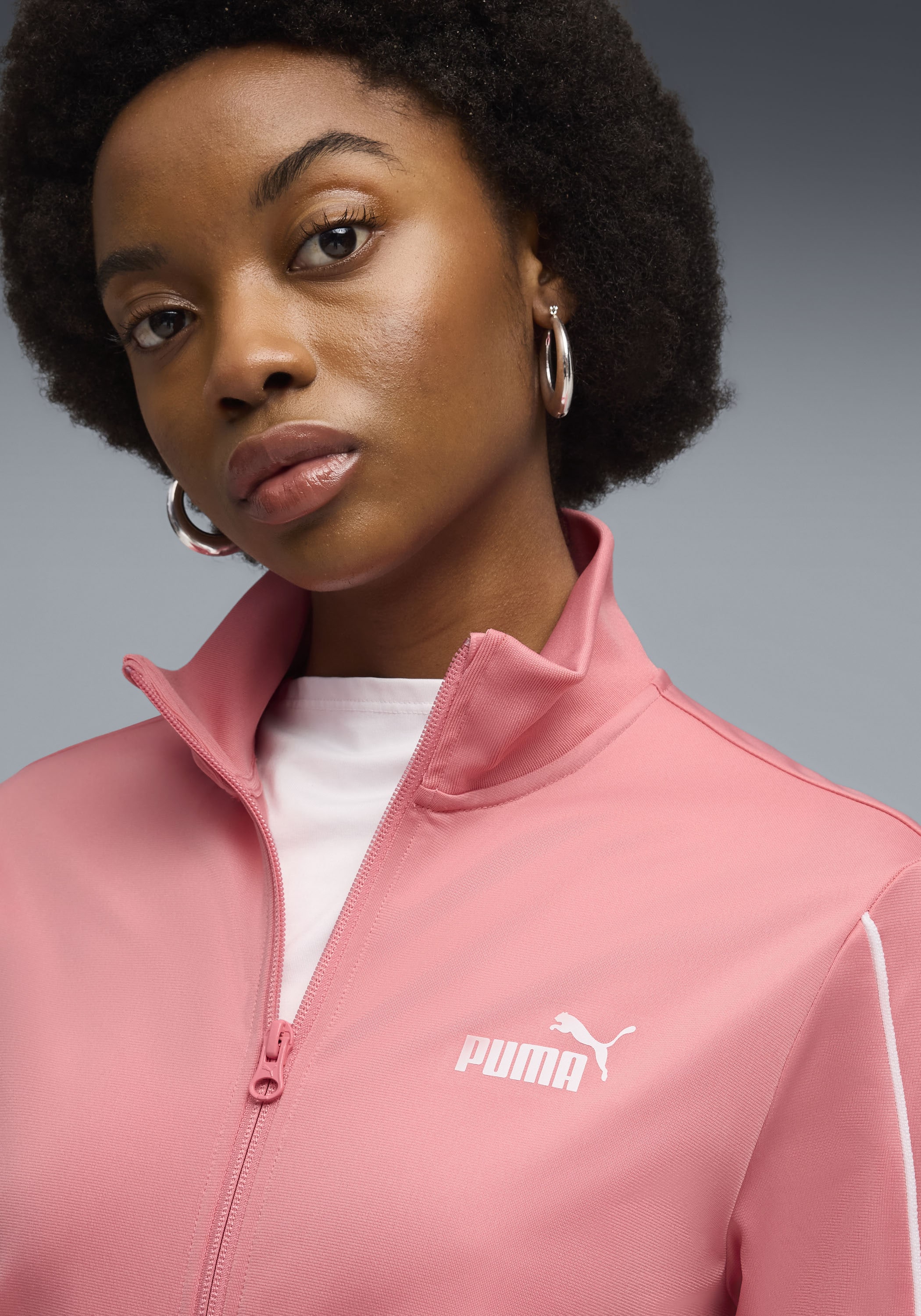 PUMA Trainingsanzug »POLY SUIT CL« 2 tlg. ohne Kapuze
