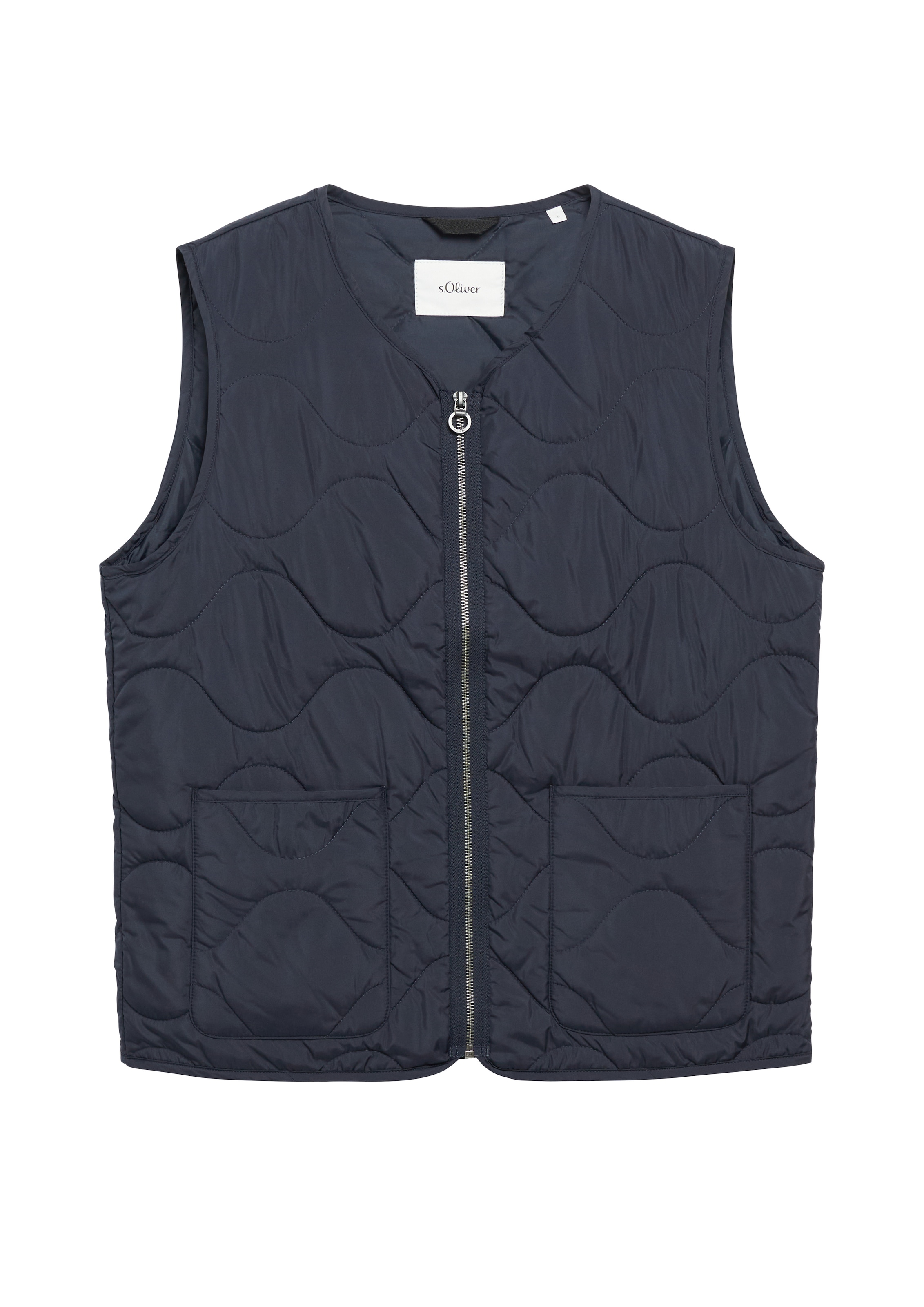 s.Oliver Gilet matelassé Gilet léger avec fermeture éclair