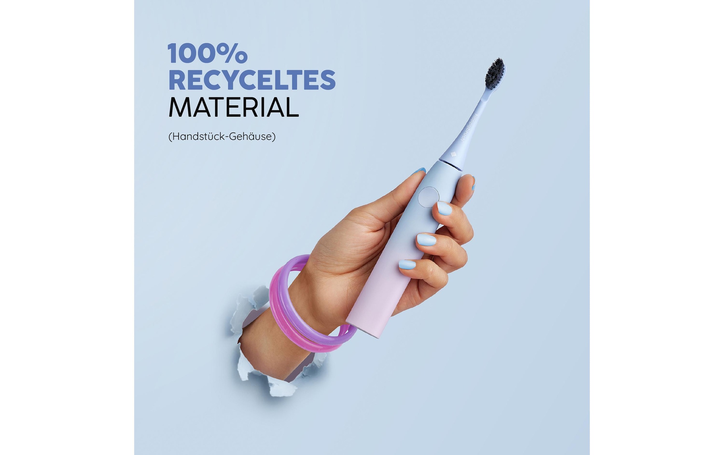 happybrush Schallzahnbürste »Eco Vibe Lite Sunrise«