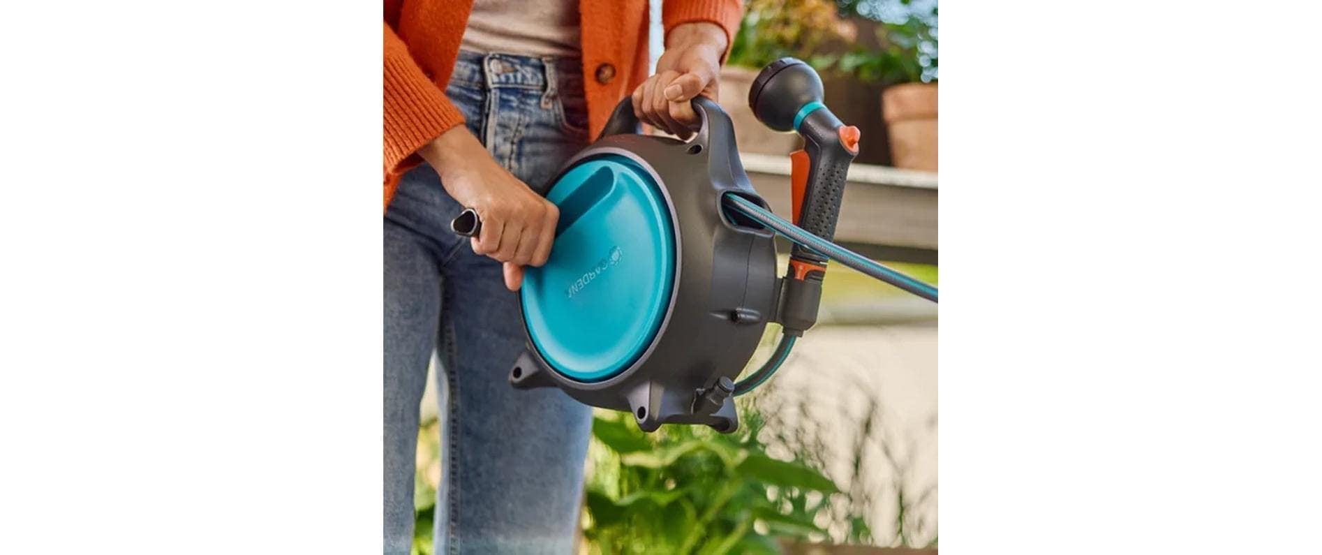 GARDENA Schlauchbox »Move, 10m Schlauch« Schlauchaufbewahrung