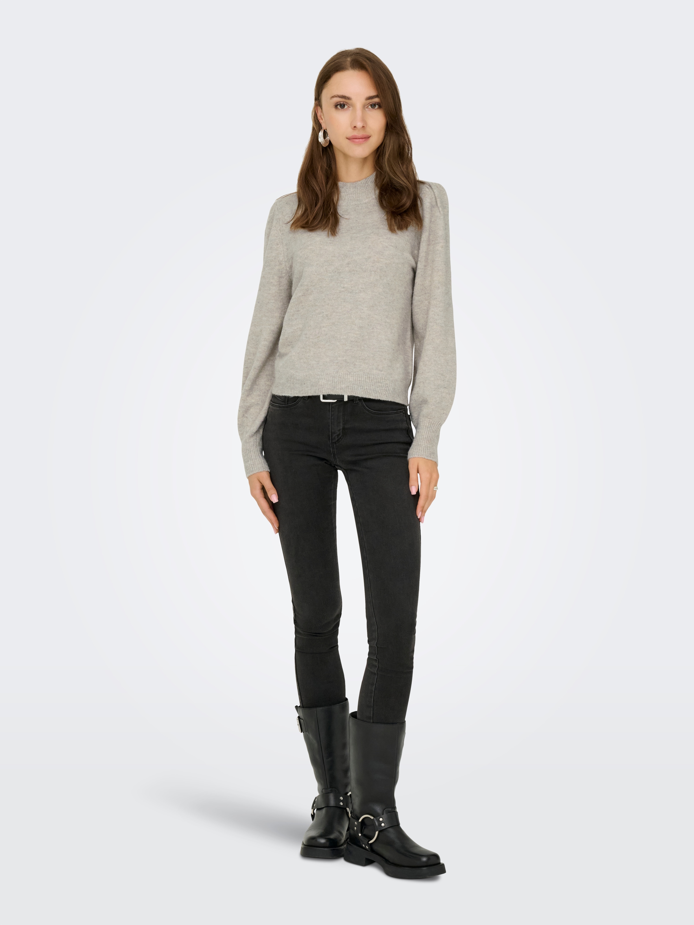 JDY Stehkragenpullover »JDYRUE LIFE L/S PULLOVER KNT NOOS«