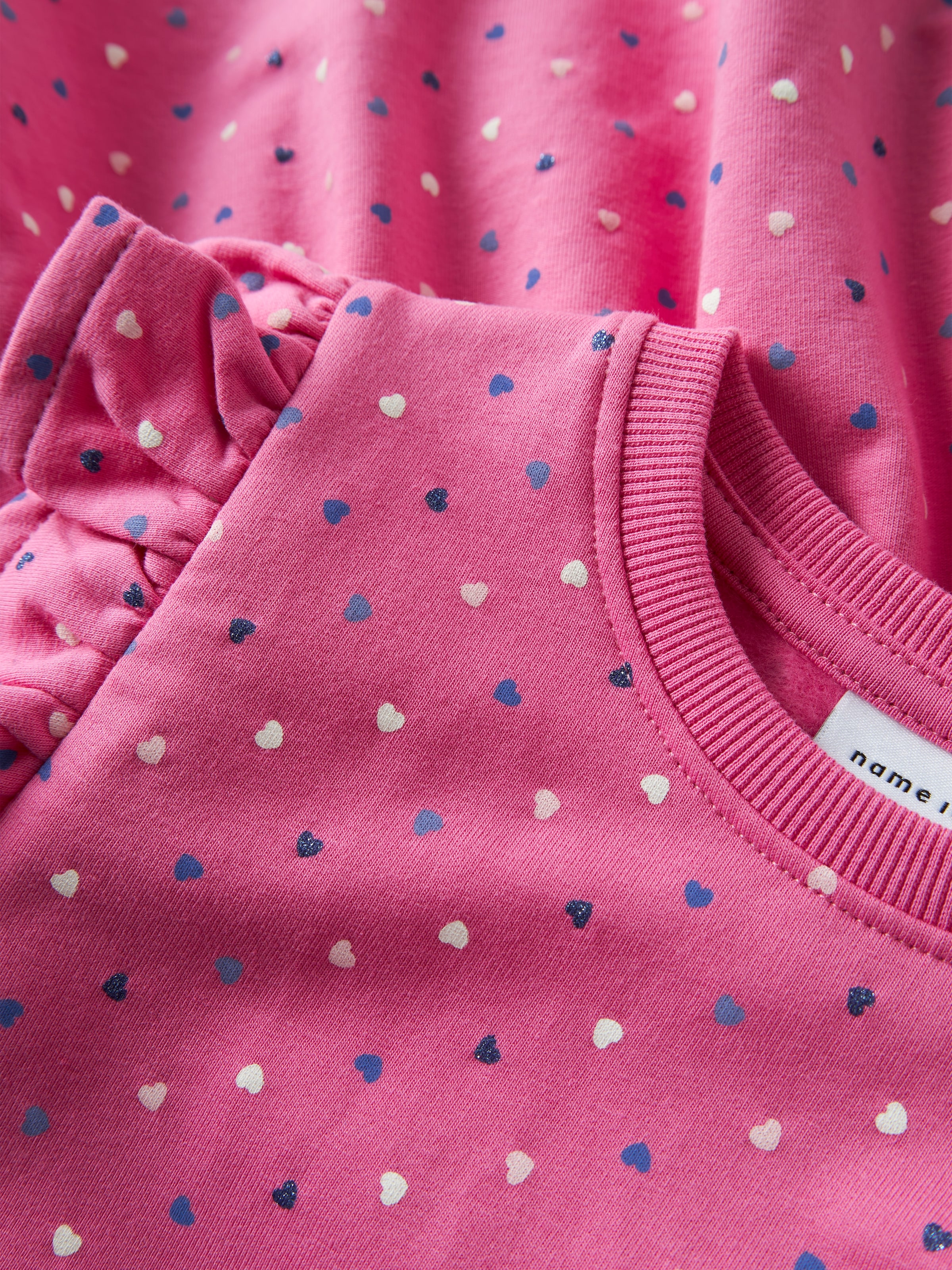 Name It Mini-robe »NMFOEANA LS SWE DRESS BRU PB«