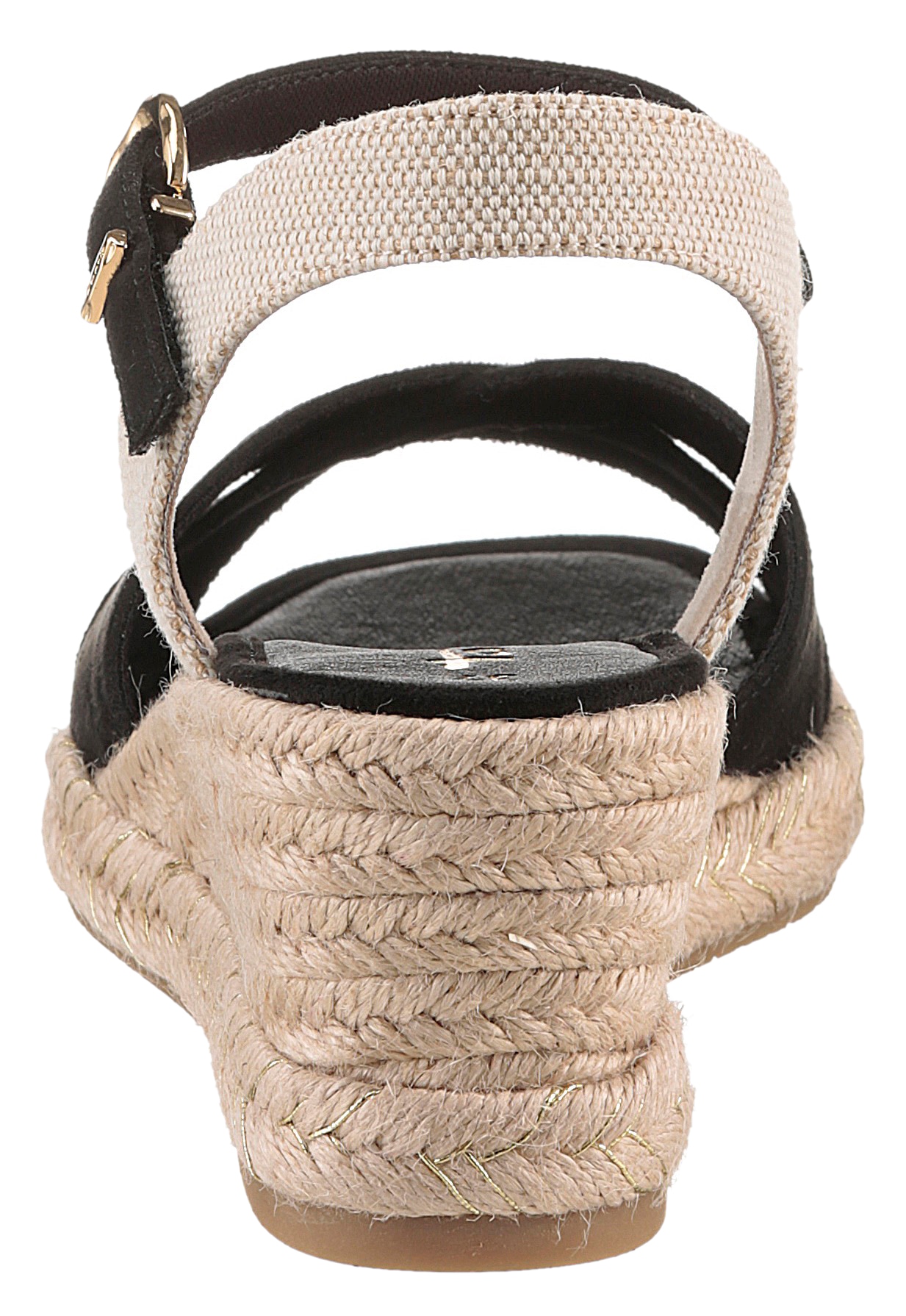 Tamaris Keilsandalette  , Riemchensandale, Sommerschuh mit modischer Kreuzbandage