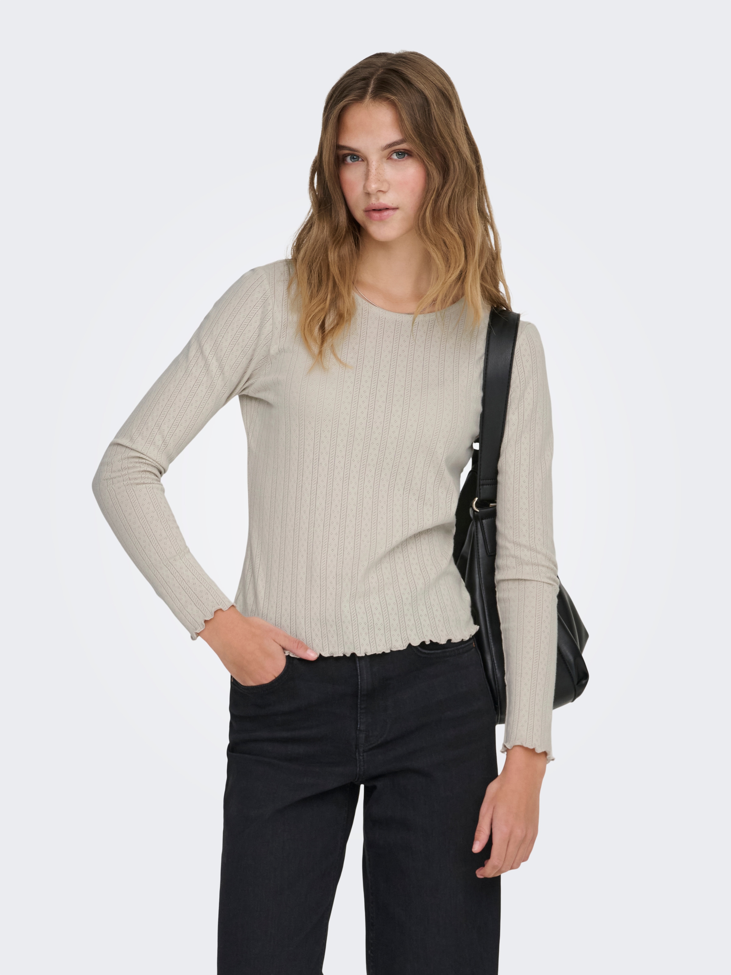 ONLY Langarmshirt »ONLCARLOTTA L/S TOP NOOS JRS«