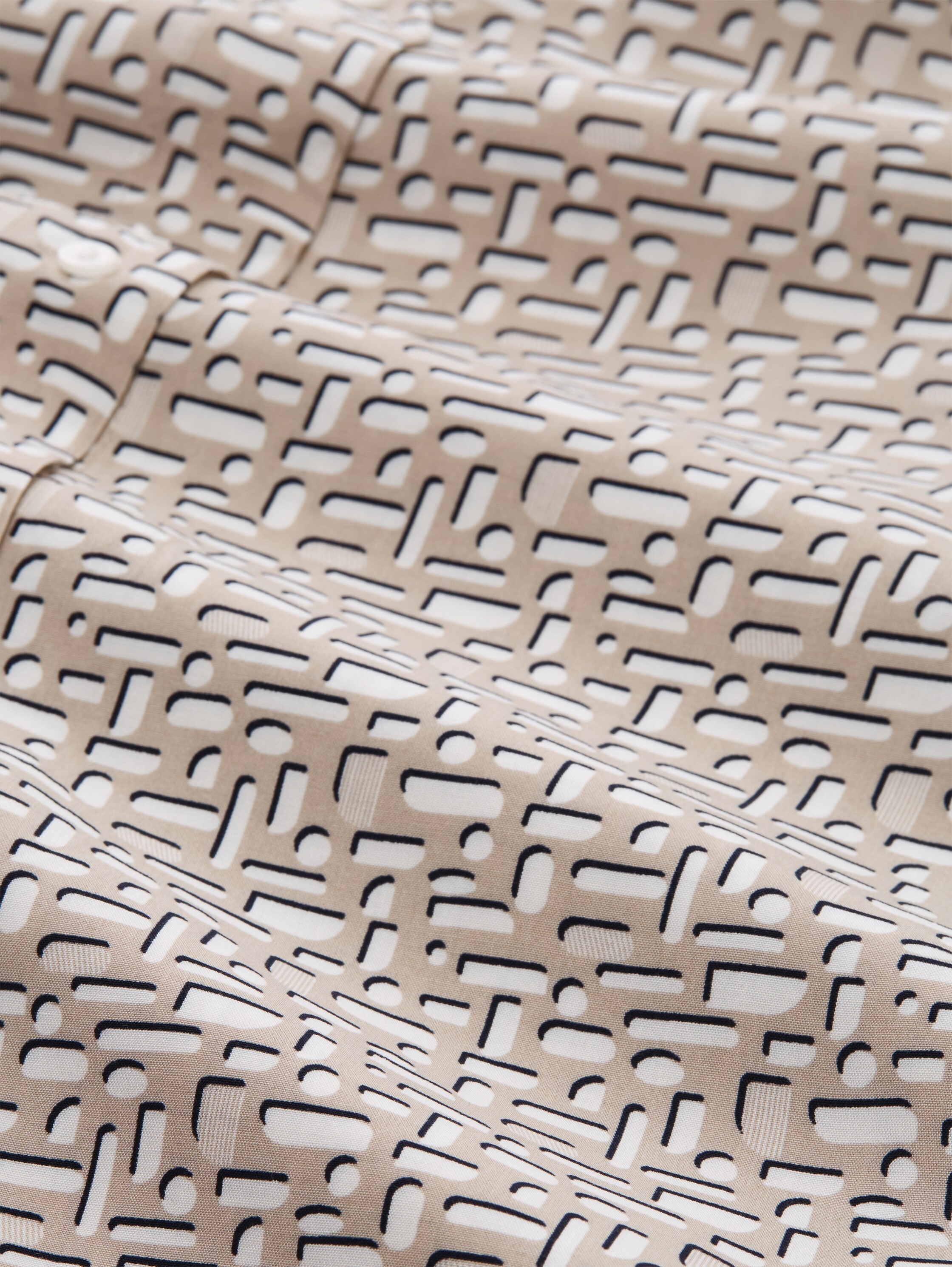 TOM TAILOR Klassische Bluse mit All-Over Print