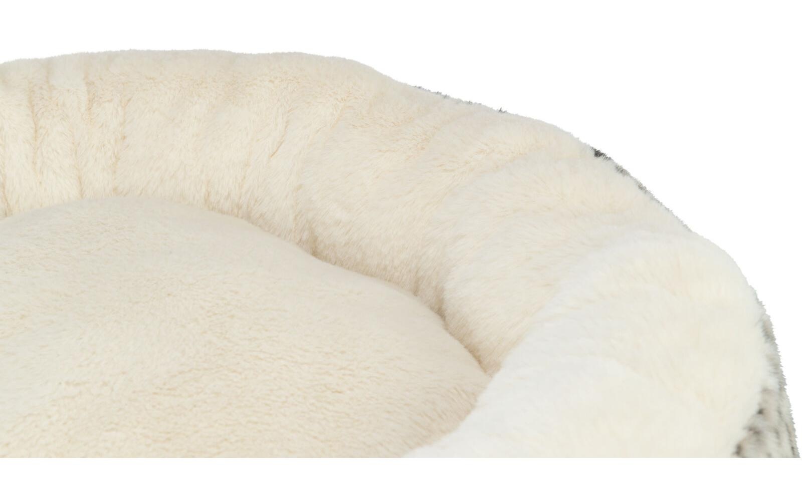 TRIXIE Lit pour animal »Leo rund, ø 50 cm« Polyester housse amovible, base antidérapante, lavable à 40°