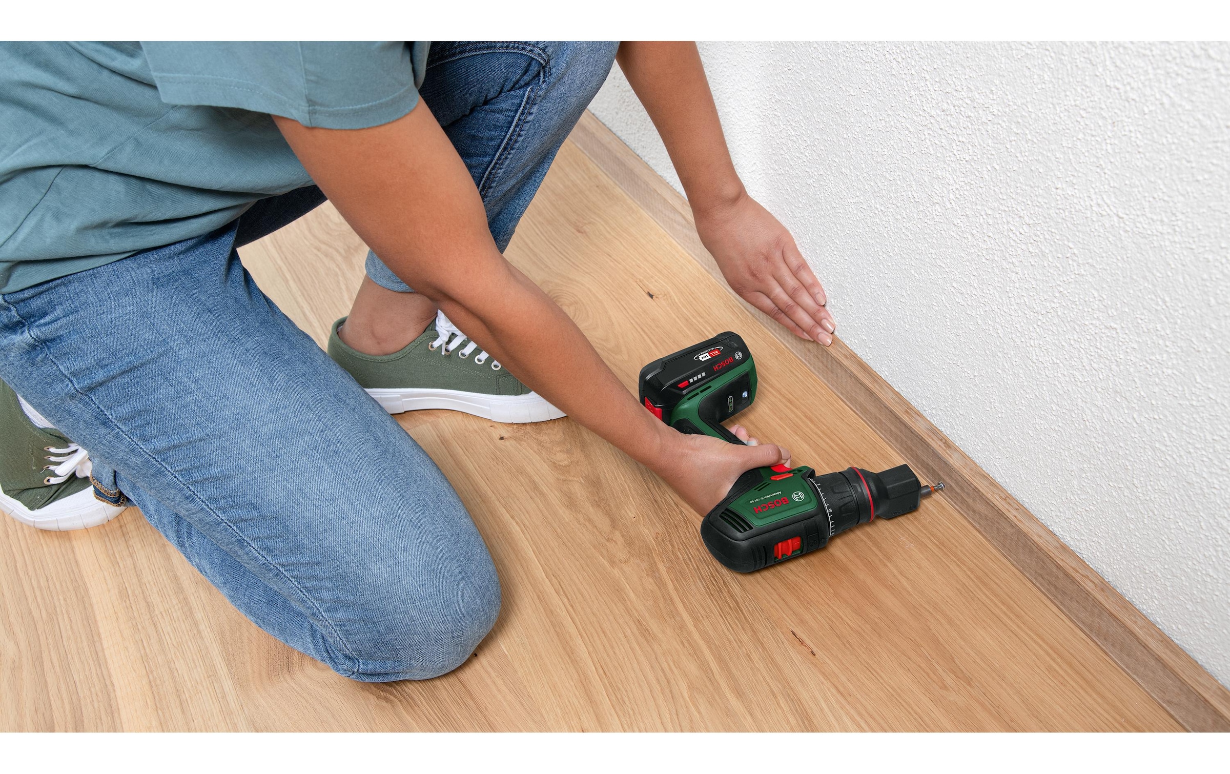 BOSCH Vis de perçage »»AdvancedDrill 18V-80 QuickSnap«« Incl. 2x batterie PBA 18V 2,5Ah et chargeur