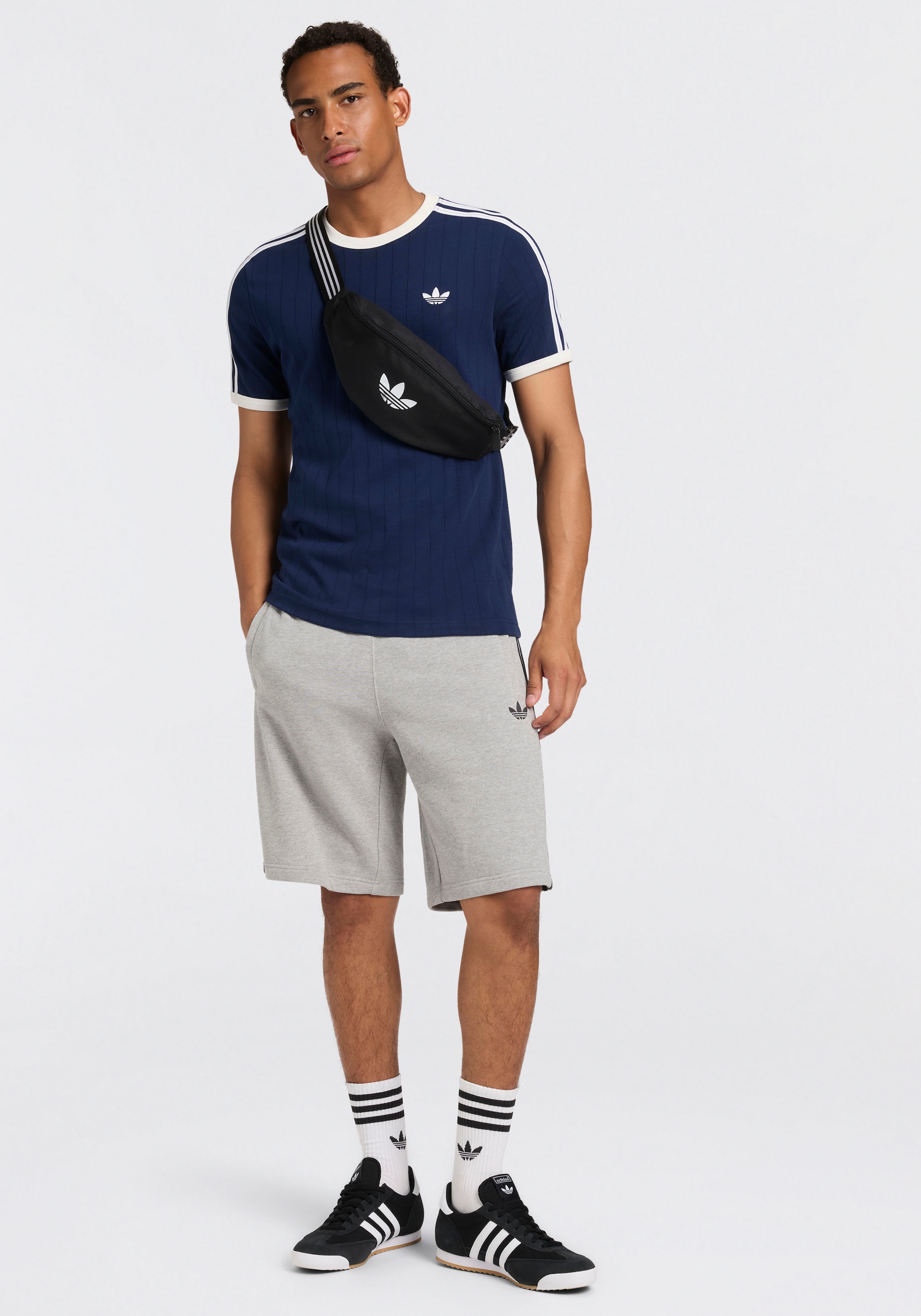 adidas Originals Short »3S SHO«  style sportif, pour la rue et la maison, en French Terry doux