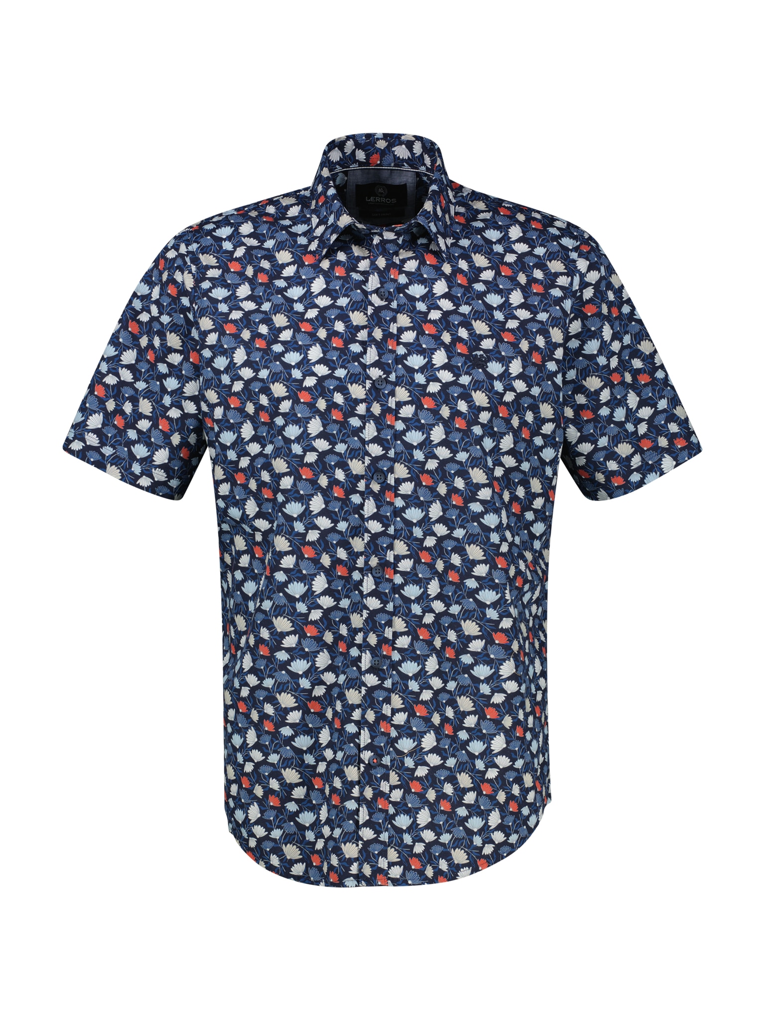 LERROS Chemise à manches courtes mit Allover-Minimal-Print