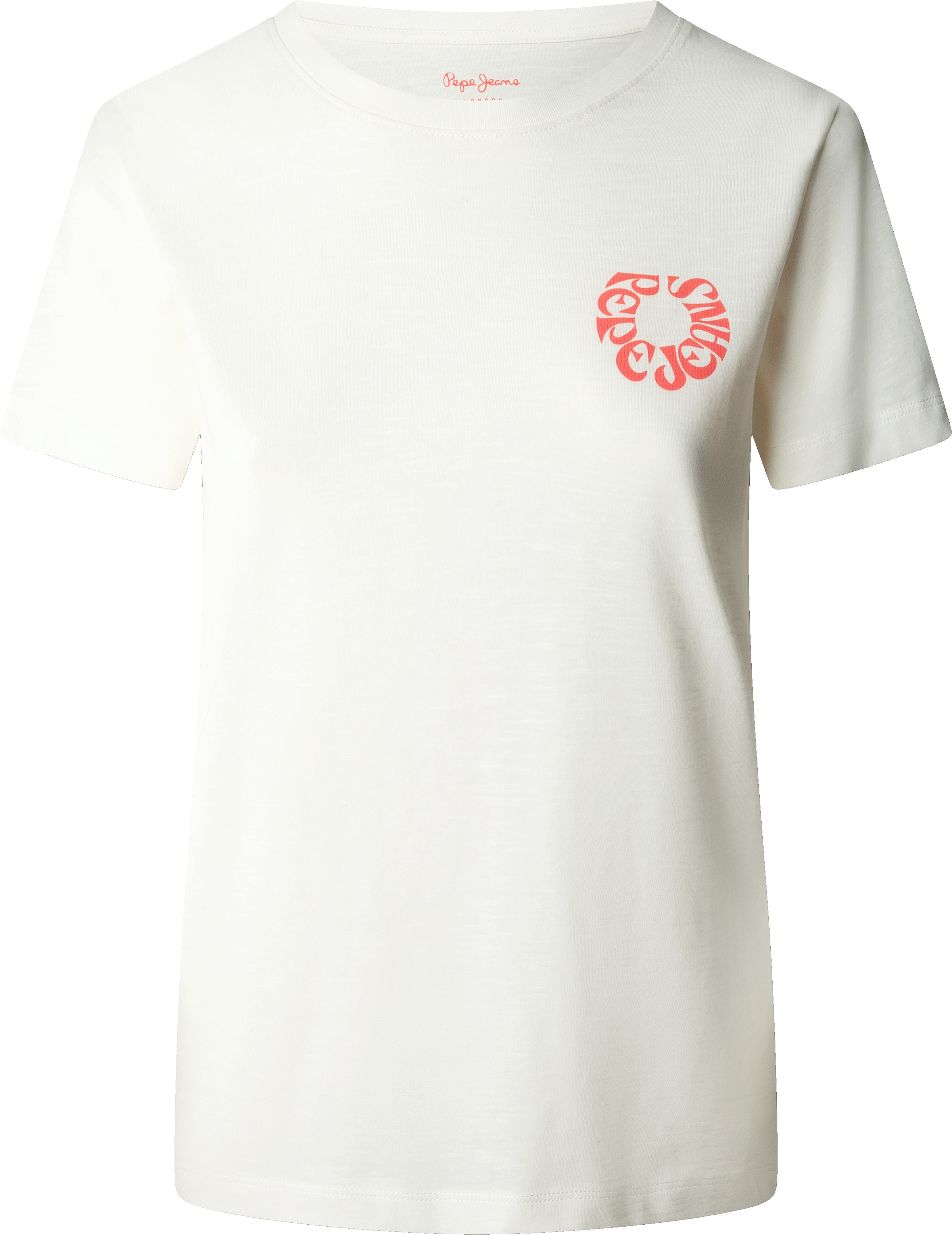 Pepe Jeans T-shirt »BECKA« en coton, coupe col rond