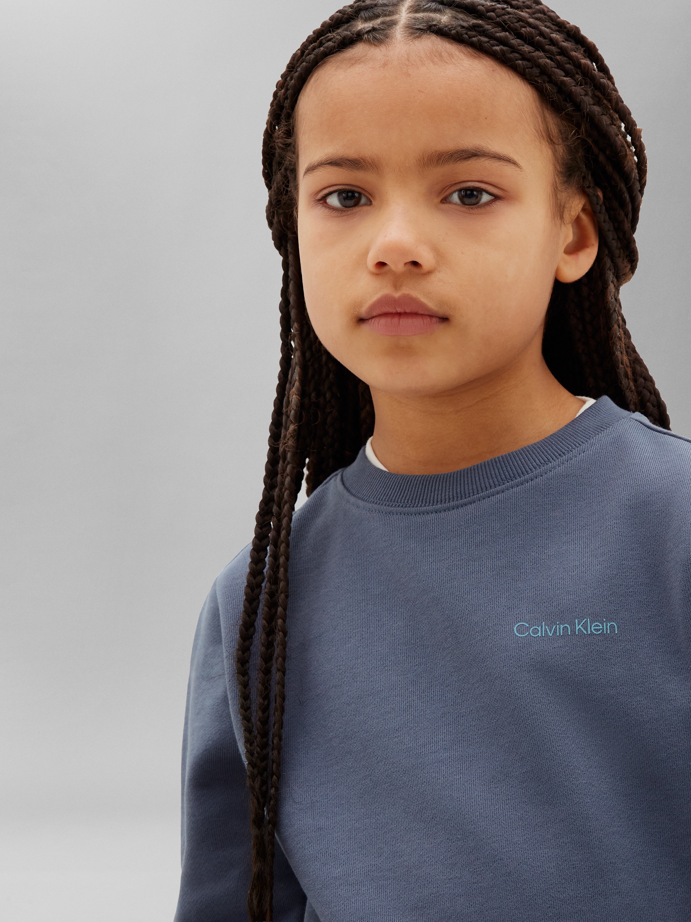 Calvin Klein Jeans Sweatshirt »SMALL CHEST LOGO REGULAR«, Regular fit, Logoschriftzug

