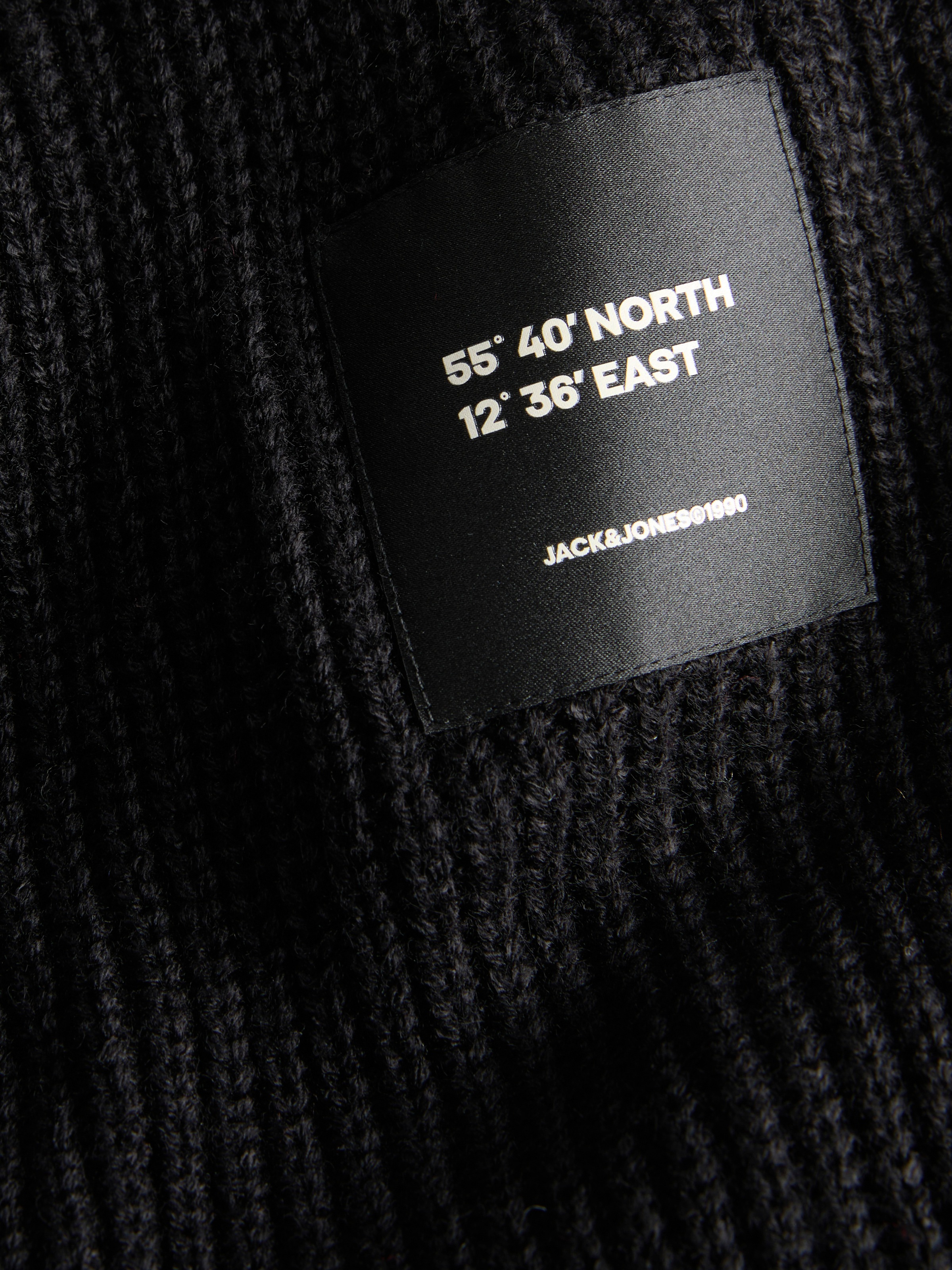Jack & Jones Rundhalspullover »JJCLEVELAND KNIT CREW NECK« Materialmix, normal geschnitten