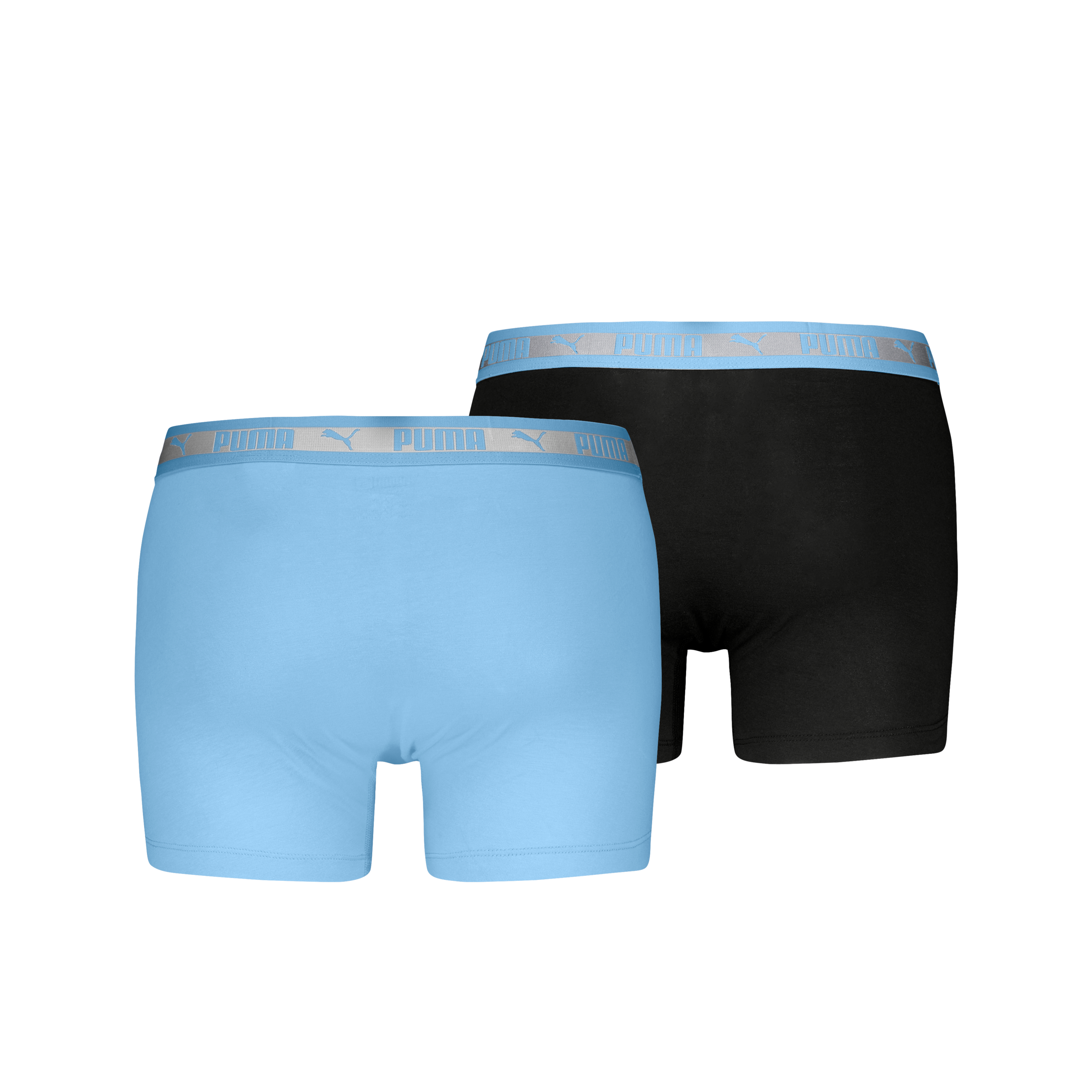 PUMA Boxershorts »PUMA MEN CHROMATIC WAISTBAND BOXERS 2P« 2er Pack,  elastischer Logobund, ohne Eingriff