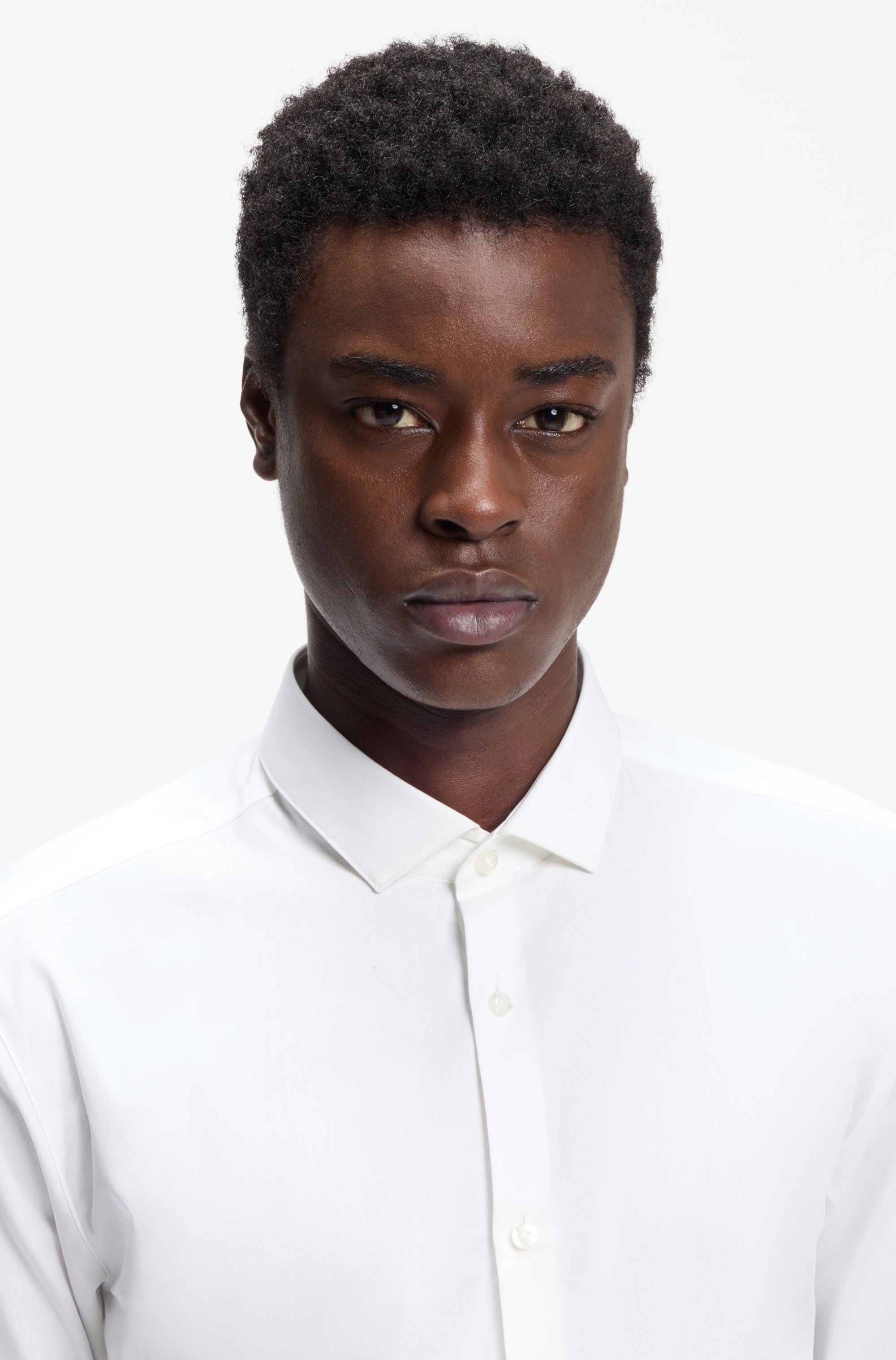 HUGO Businesshemd »Erondo« Cutaway-Kragen, Extra slim fit, bügelleichte Qualität