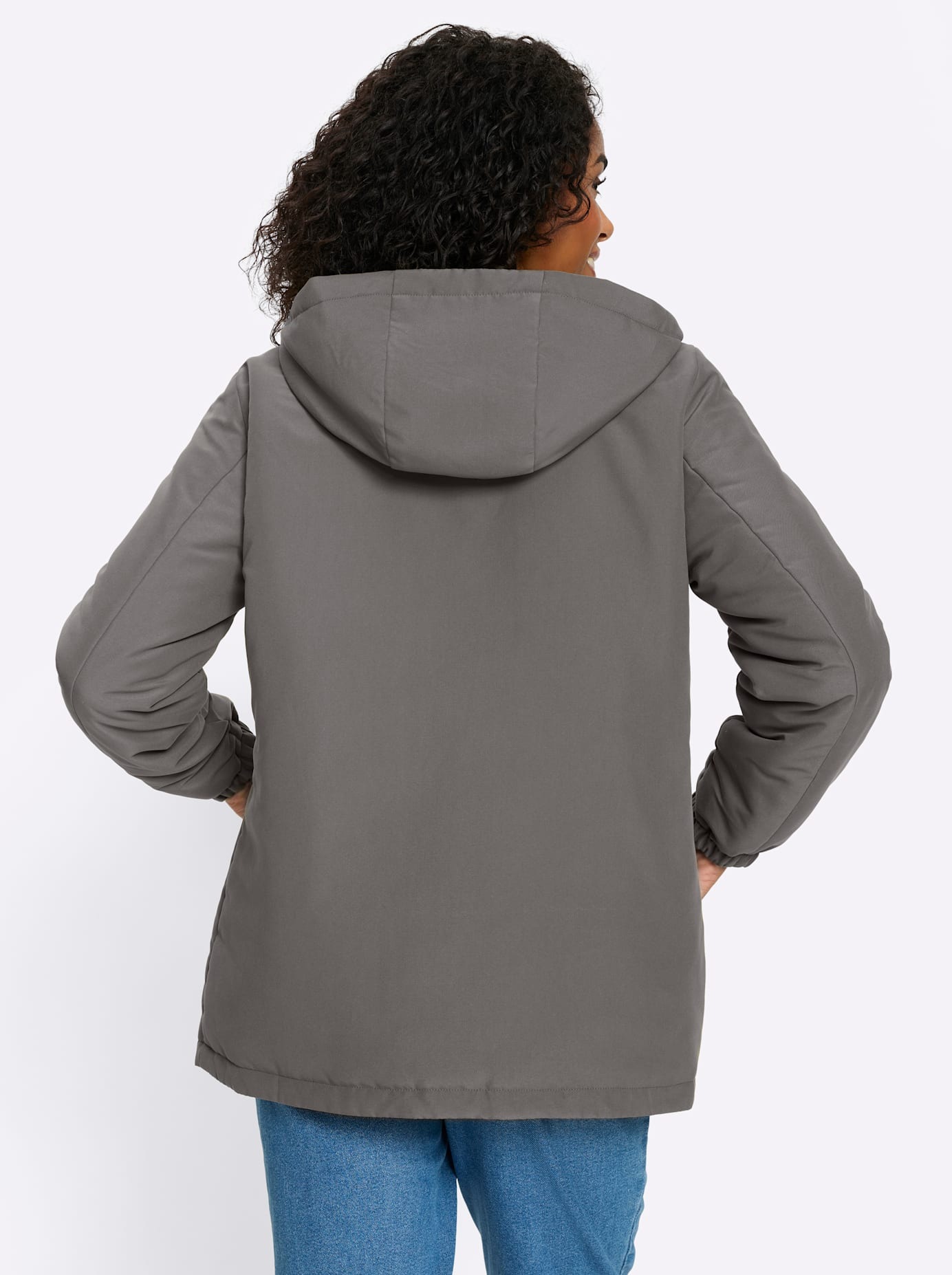 Classic Basics Langjacke mit Kapuze