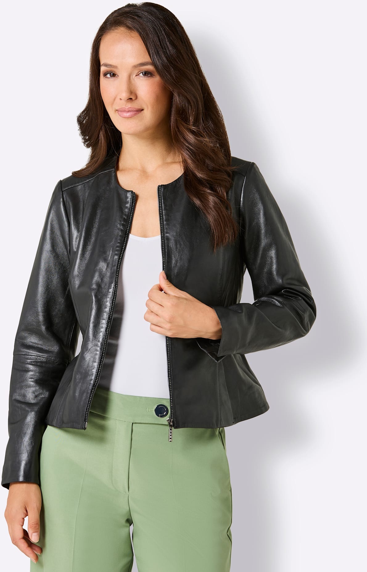 Mainpol Blazer en cuir »Lammnappa-Lederblazer«