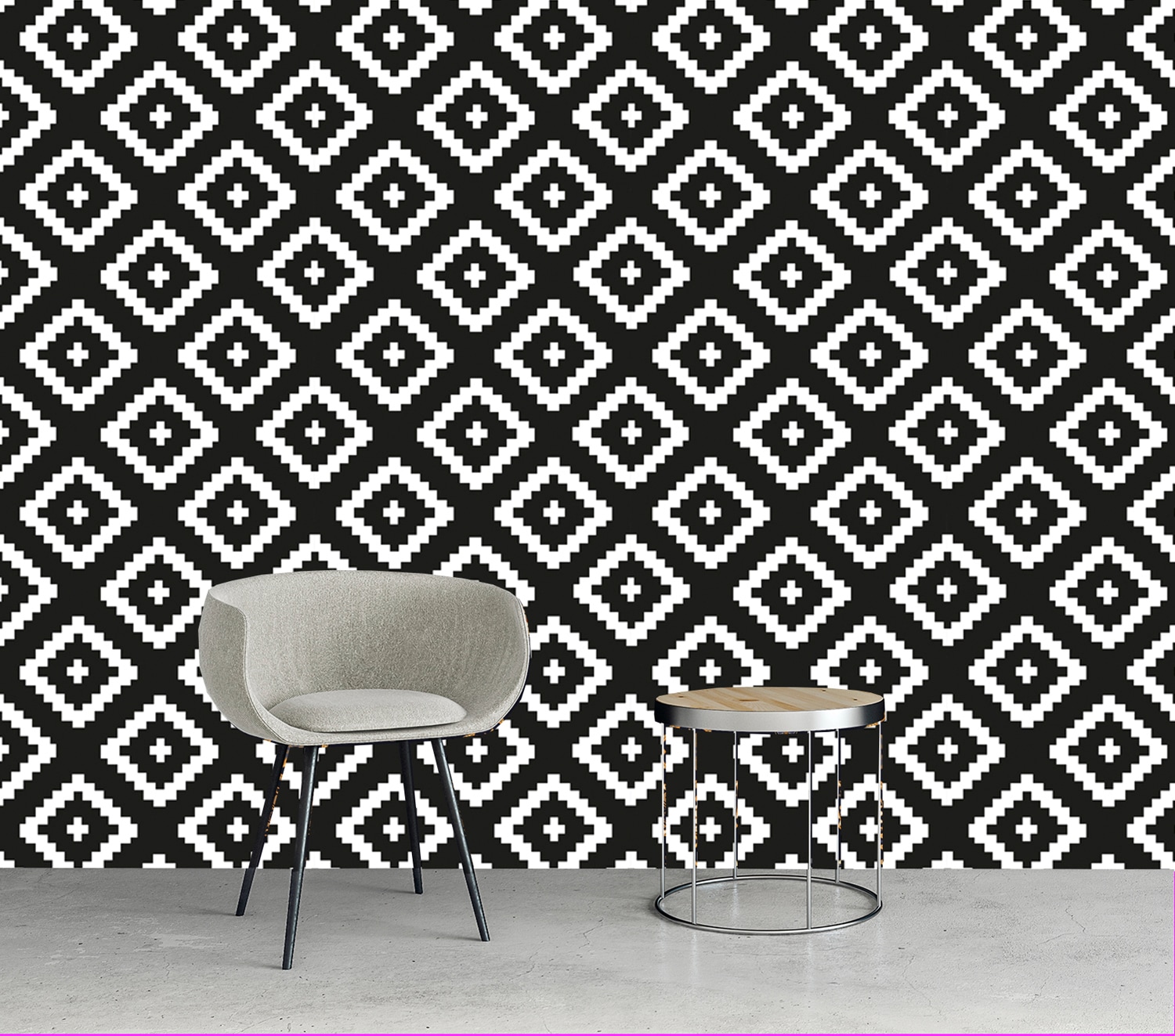 queence Vinyltapete »Bradley« 3D-Optik | Motiv | bedruckt | clean glatt 90x250cm, selbstklebend, kinderleichte Anbringung, , Sticker