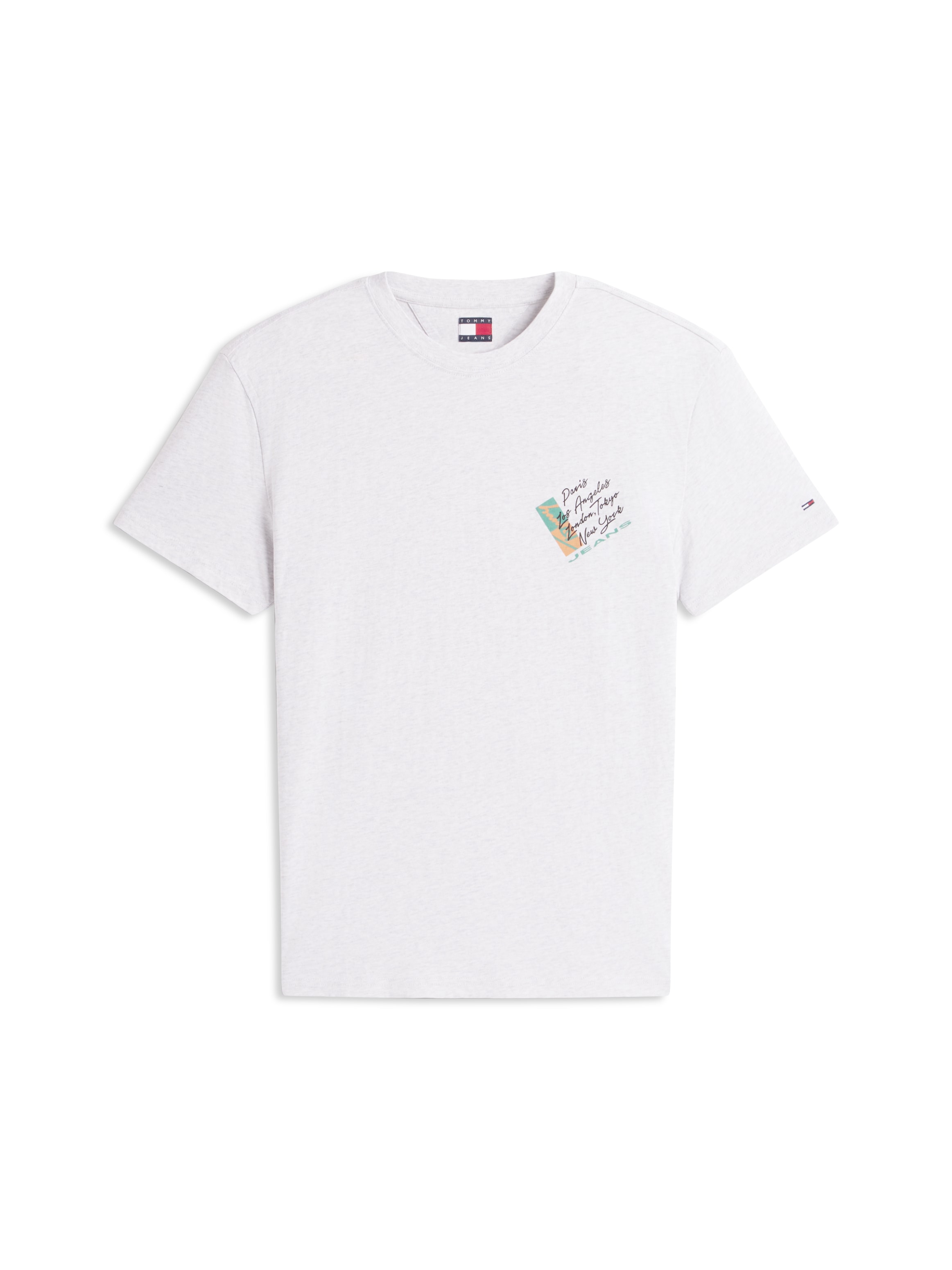 Tommy Jeans T-Shirt »TJM REGULAR FIT SIGN SHIFT« mit Label-Print, Baumwoll-Jersey