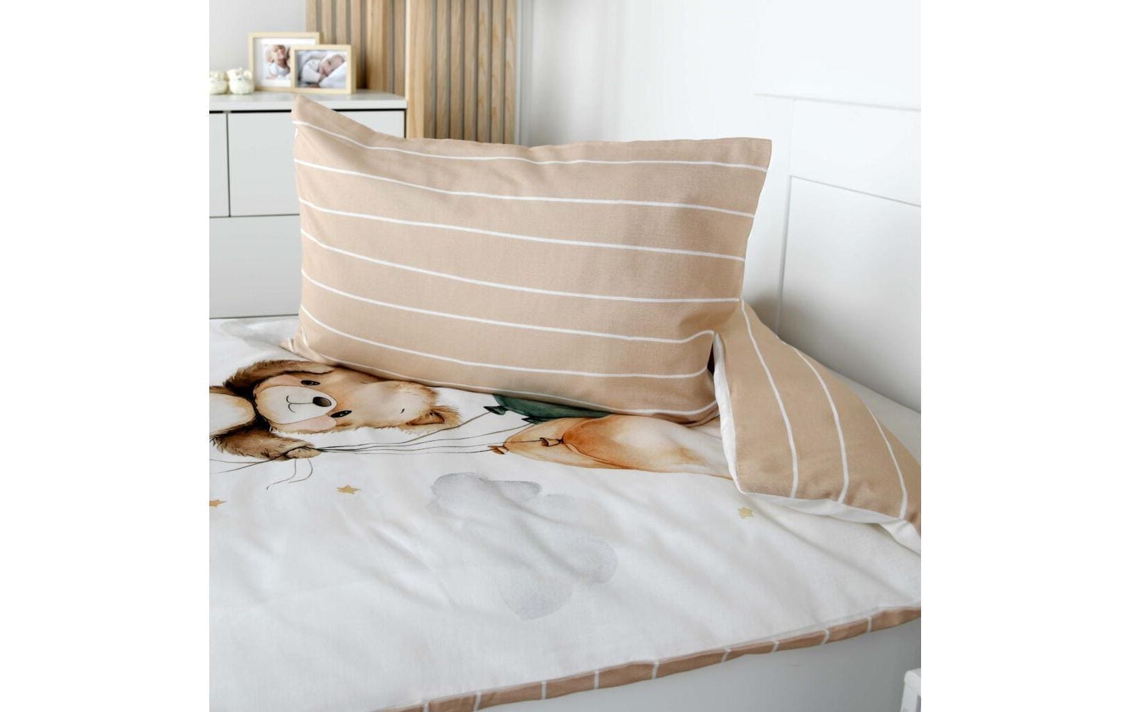 Herding Kinderbettwäsche »Ballon Teddy« 2 Wendebettwäsche