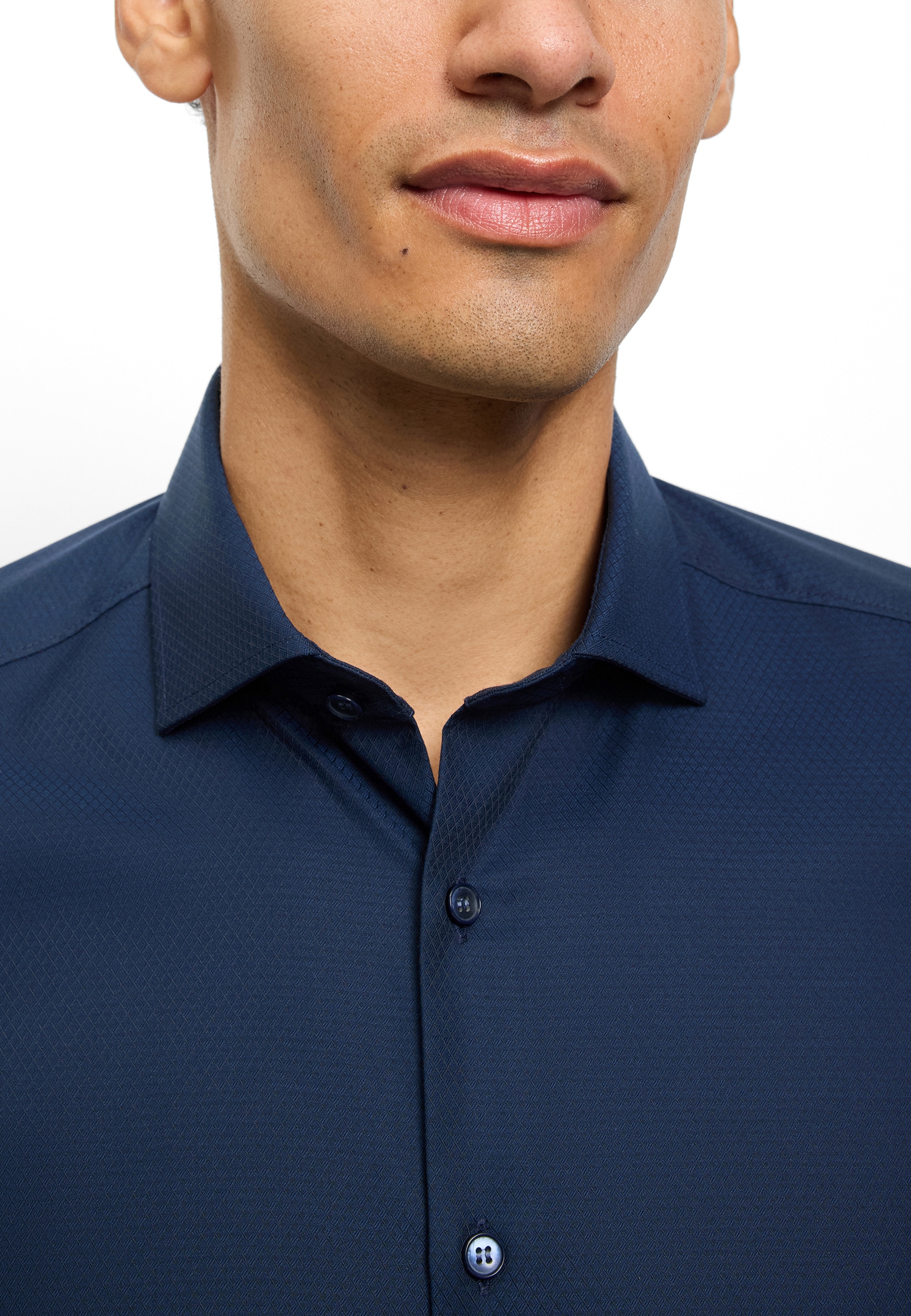 OLYMP Chemise à manches longues »Level 5« Businesshemd, body fit, Royal-Kentkragen, unifarben