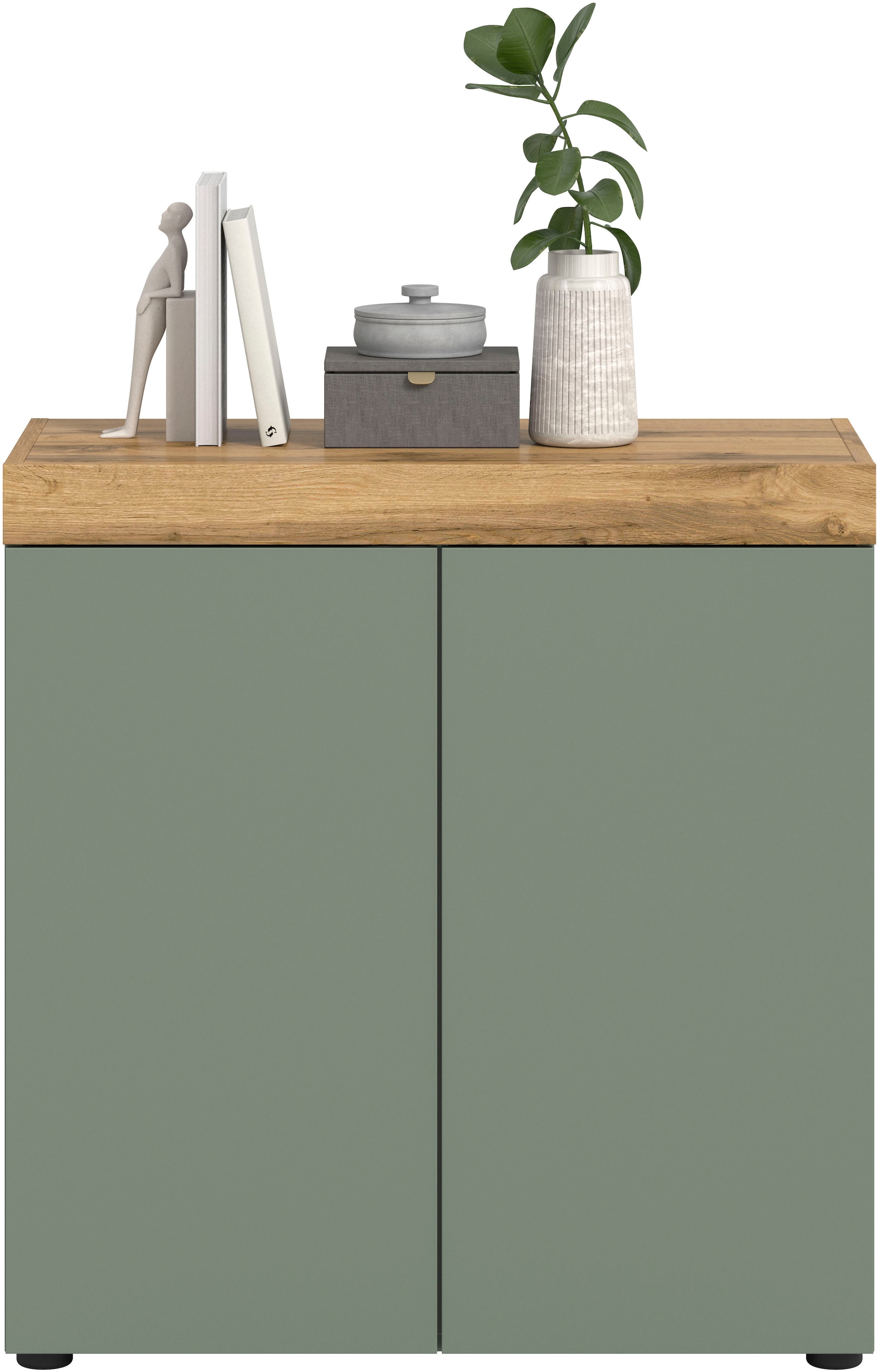 GOODproduct Kommode »MAMBO, TOPSELLER!, Breite 77 cm, 2 Türen, 2 Einlegeböden« 1 Stk. tlg. Kommode, Anrichte, Wohnzimmer, Schlafzimmer