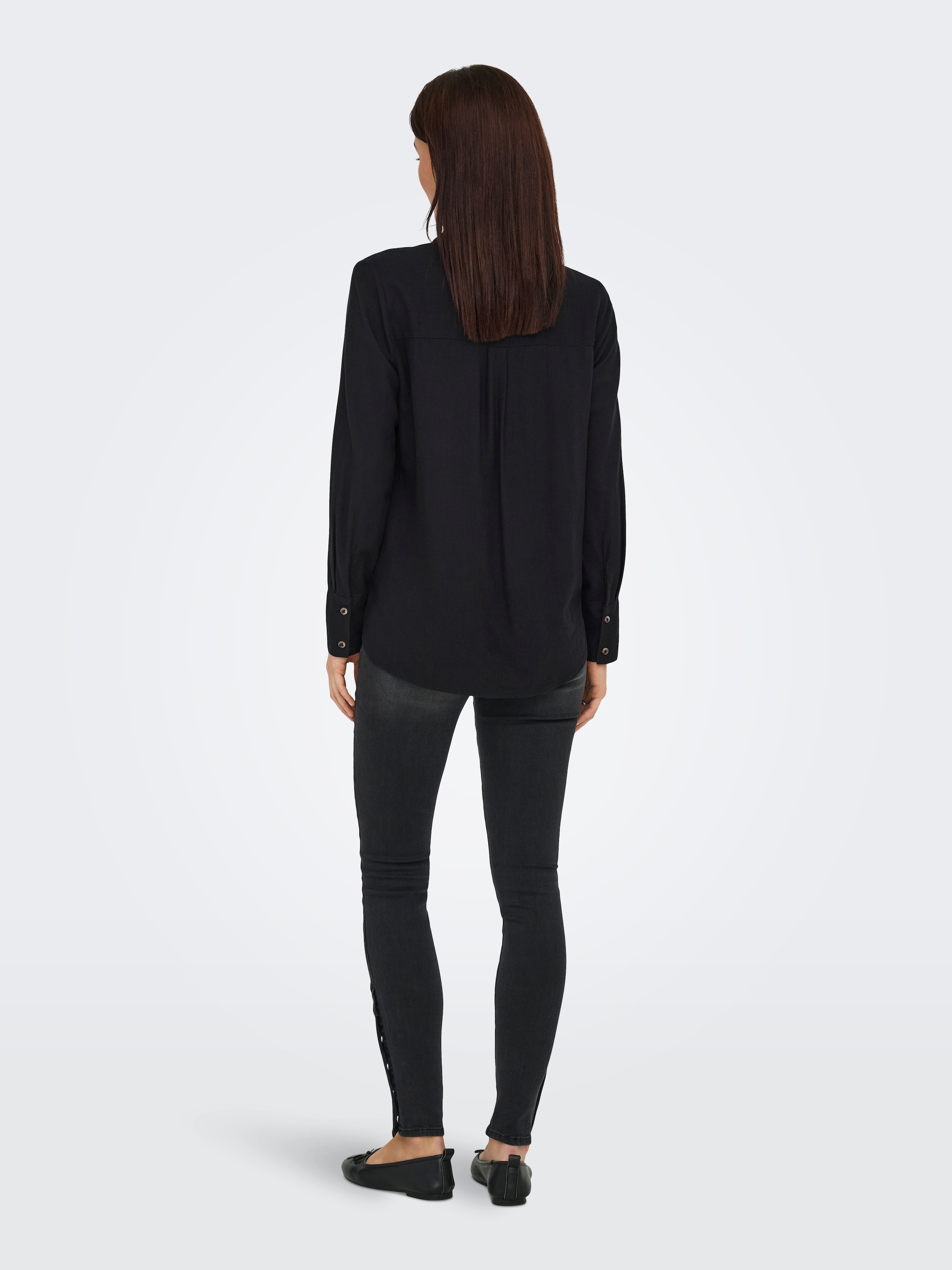 JDY Hemdbluse »JDYSAY L/S LINEN LOOSE SHIRT WVN NOOS«