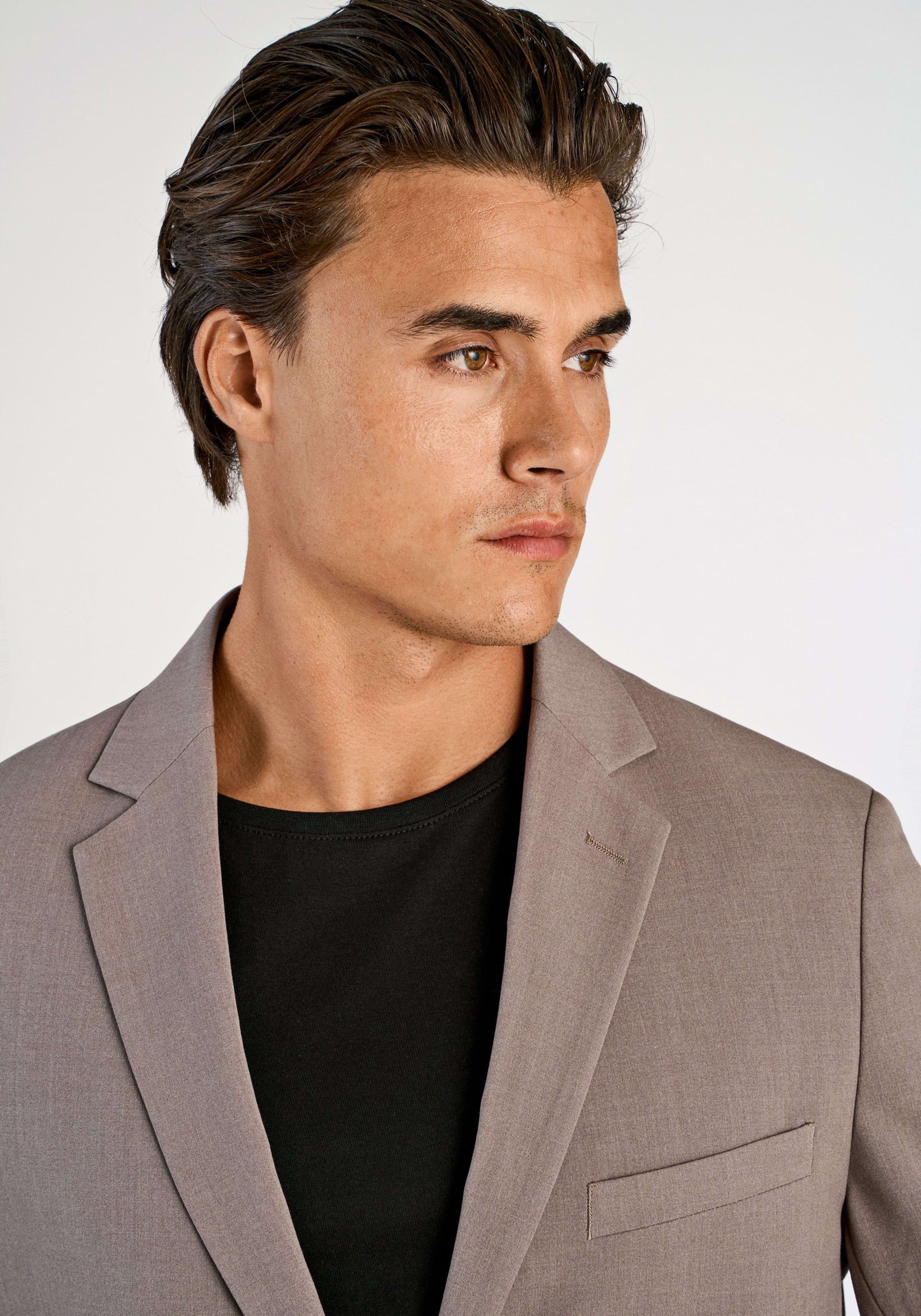 LINDBERGH Veste mit Viskose und Stretch, in melierter Optik