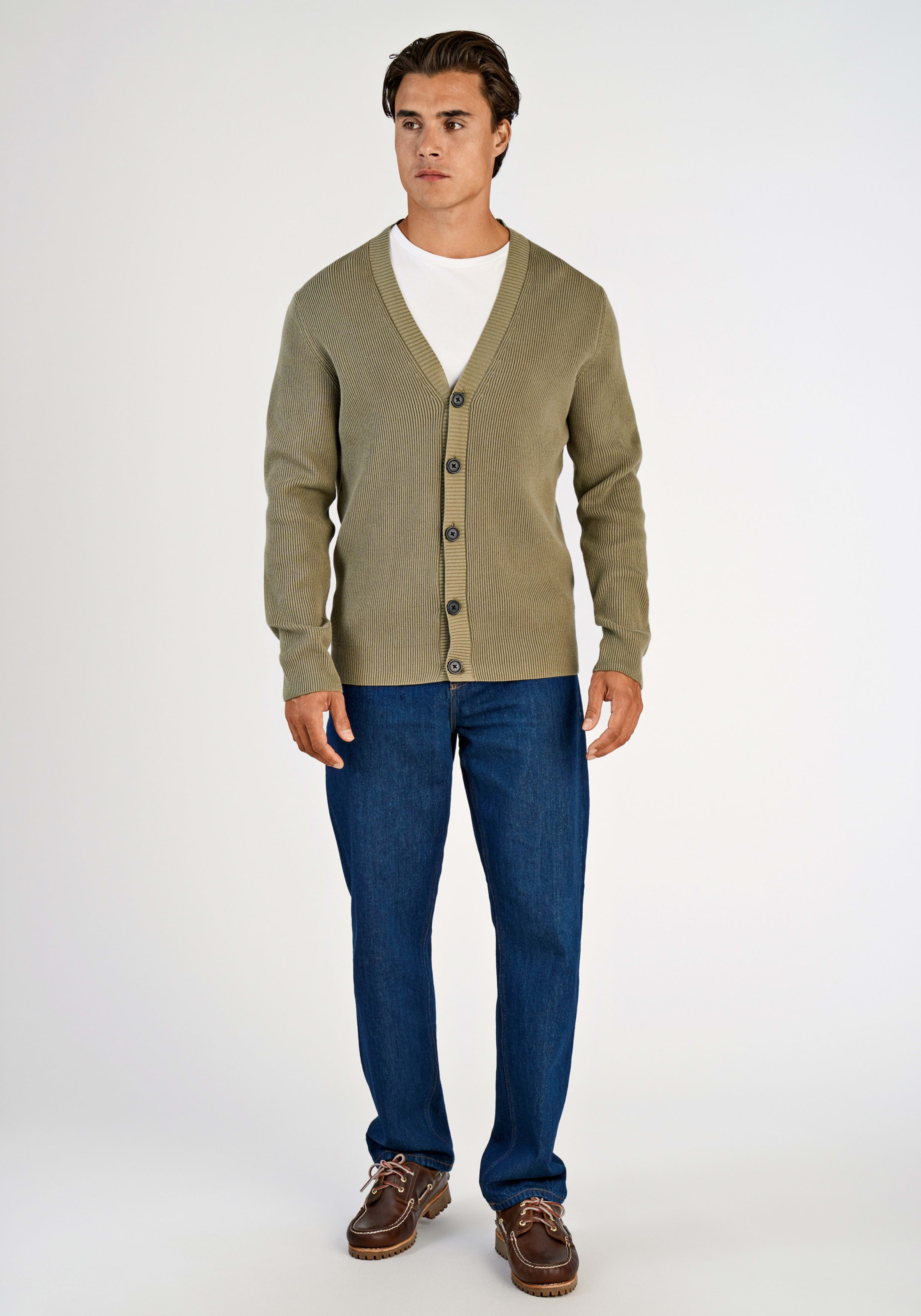 LINDBERGH Veste en tricot mit V-Ausschnitt