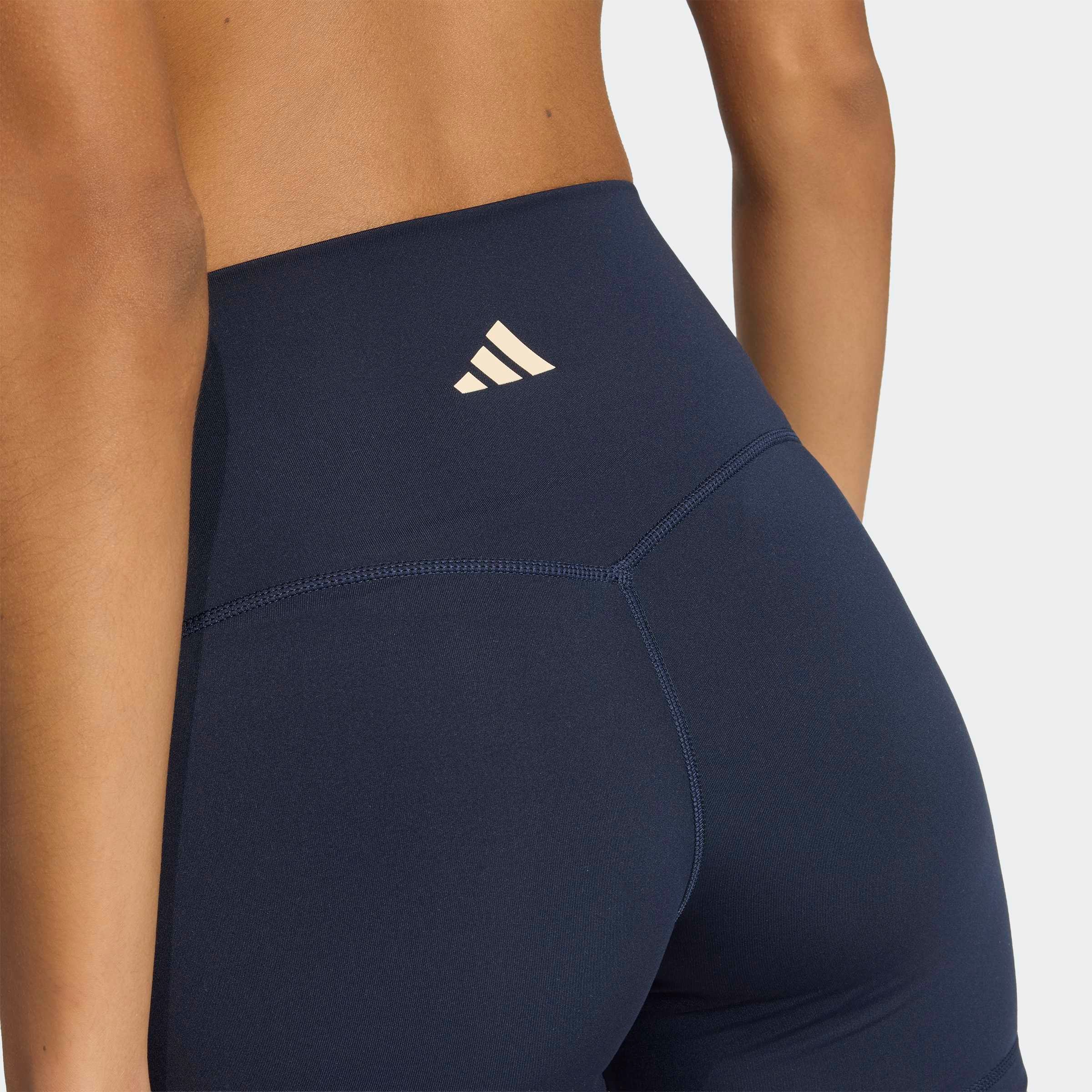 adidas Performance Short »3-STREIFEN STUDIO ALL ME BOOTY LEGGINGS, KURZ«