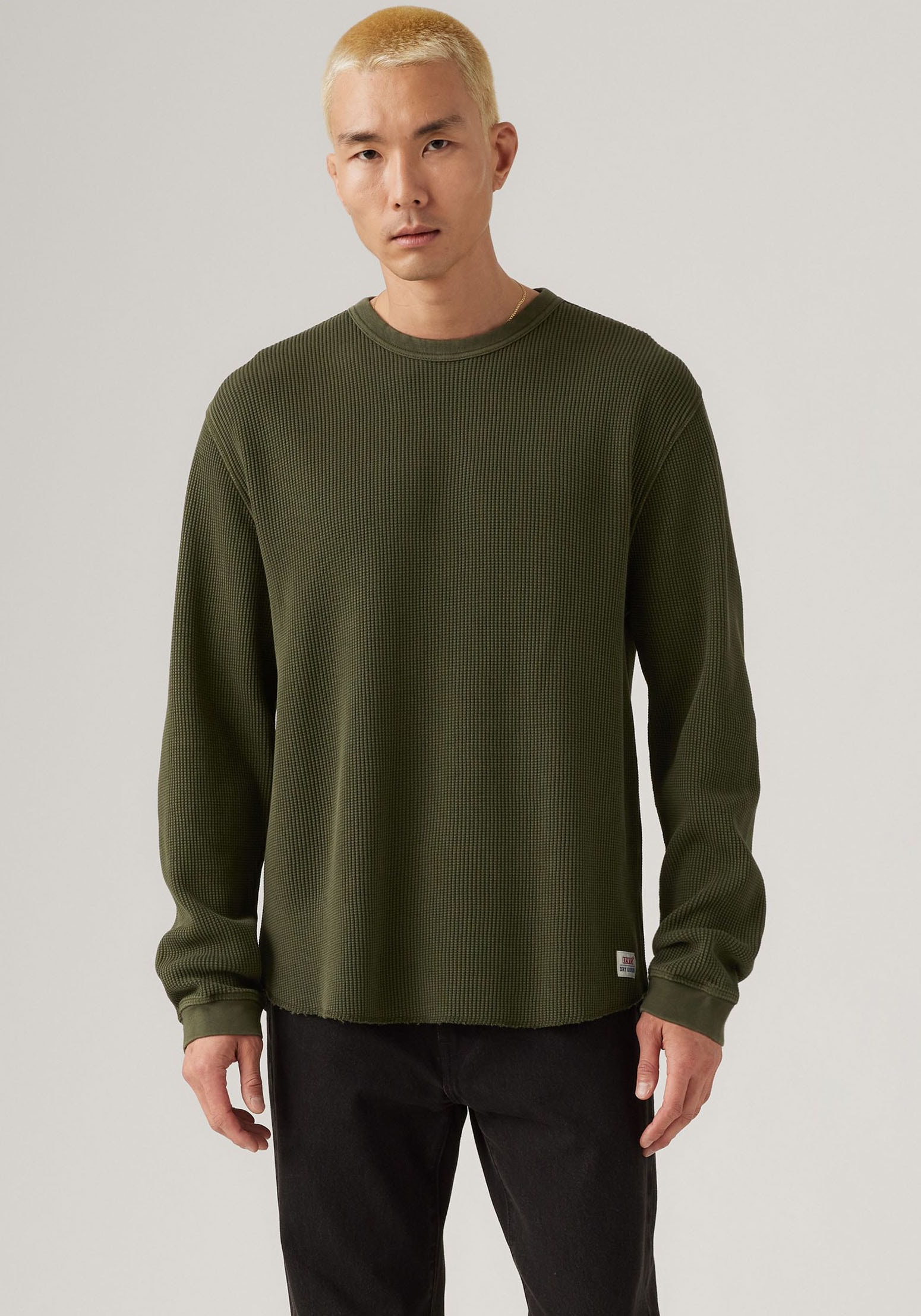 Levi's® T-shirt à manches longues Waffelstruktur