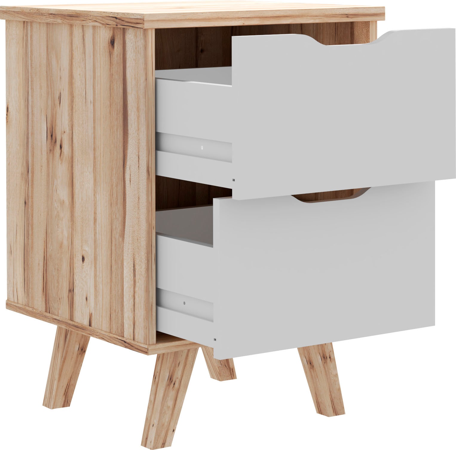 FORTE Table de nuit »Vankka« avec poignée encastrée et pieds carrés