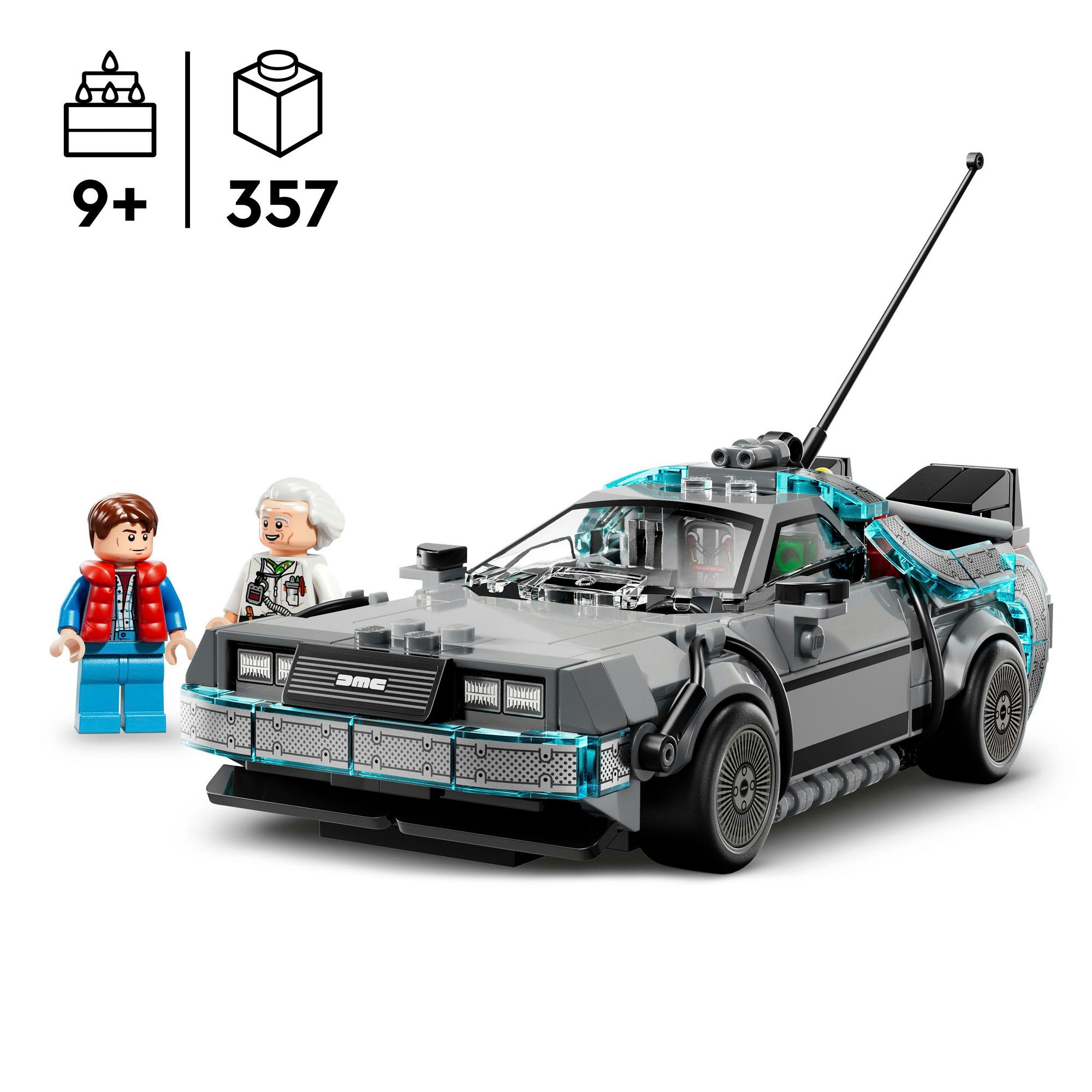 LEGO® Konstruktionsspielsteine »Zeitmaschine aus Zurück in die Zukunft (77256), LEGO Speed Champions« Made in Europe