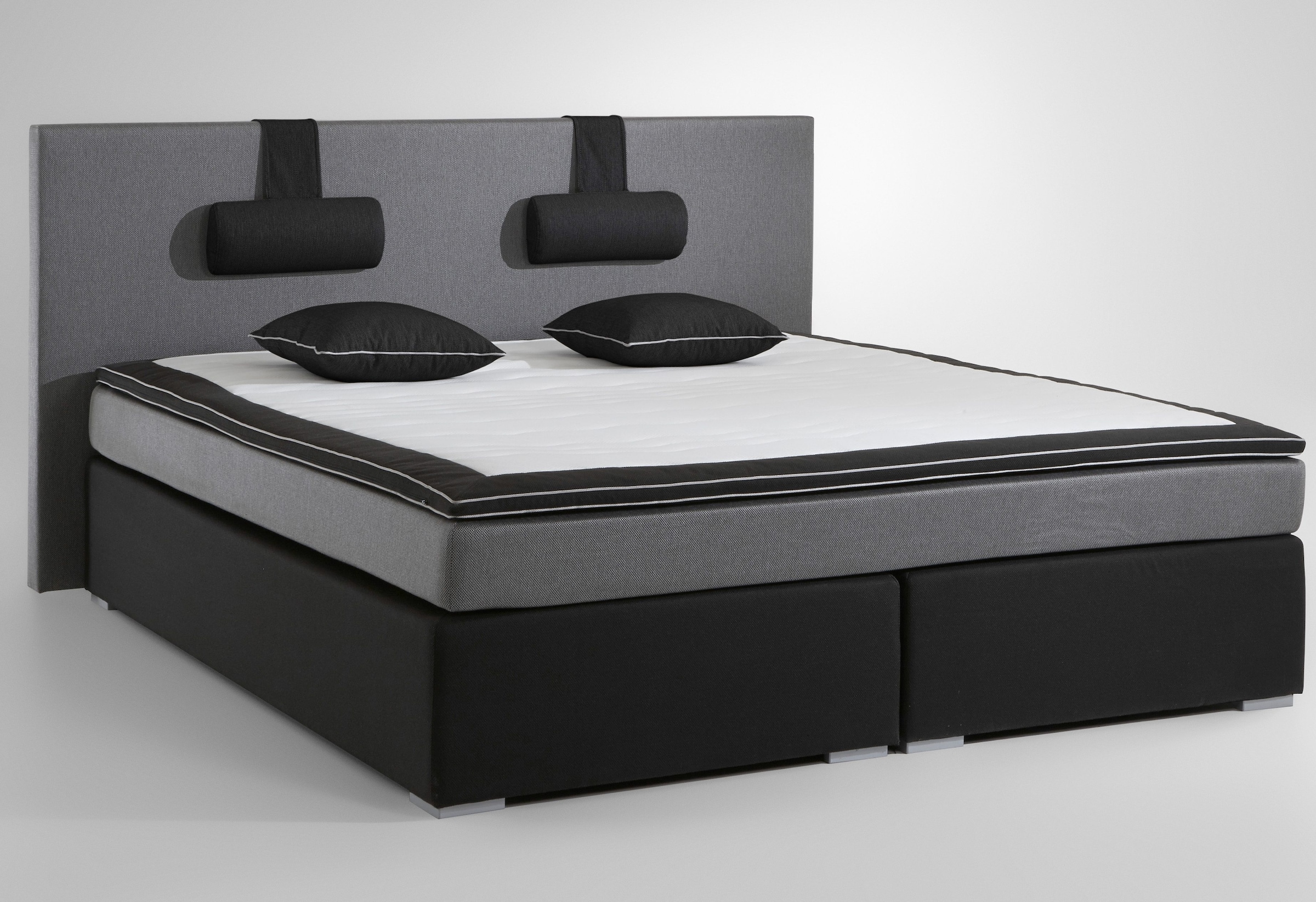 ATLANTIC home collection Lit boxspring »Rick« mit Bonnell-Federkernmatratze, inkl. Topper