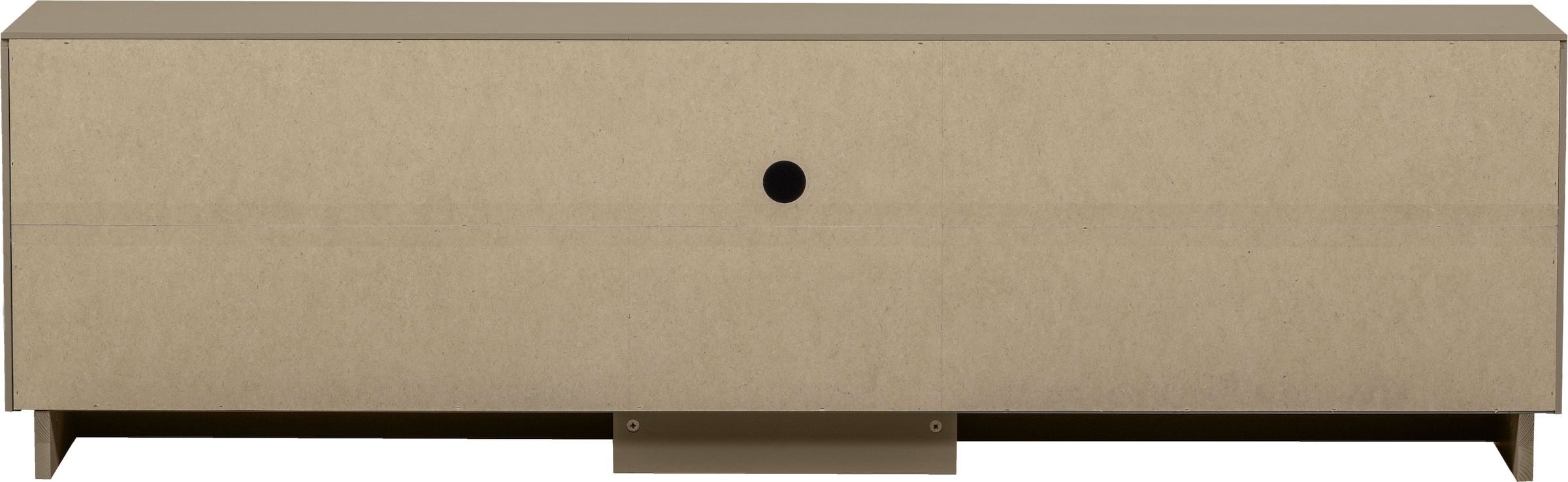 WOOOD Lowboard »Teo FSC® Mix Kiefernholz mit organischem 3D-Linienspiel 180x40x52 cm« Tragkraft Deckplatte 50 kg, Kabelöffnung, einfach zu montierbar