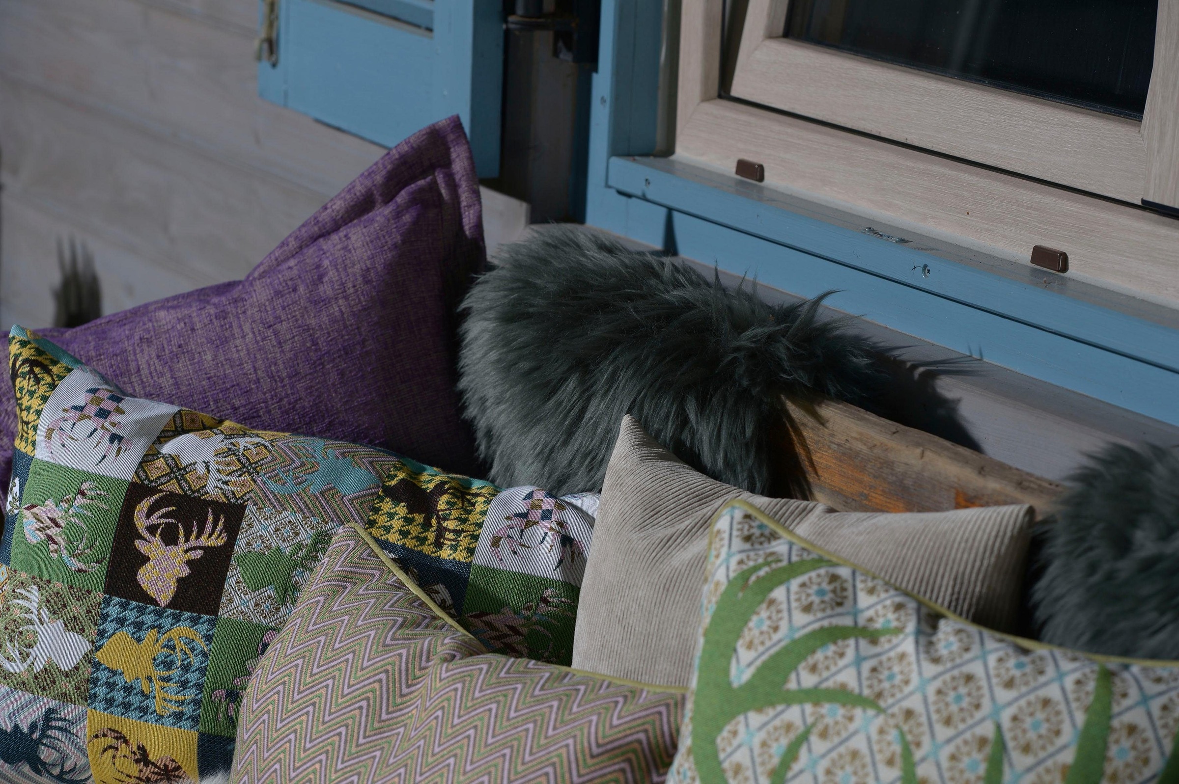 H.O.C.K. Coussin décoratif »Harry Leola« im Zick-Zack-Design, Kissenhülle mit Füllung, 1 Stück