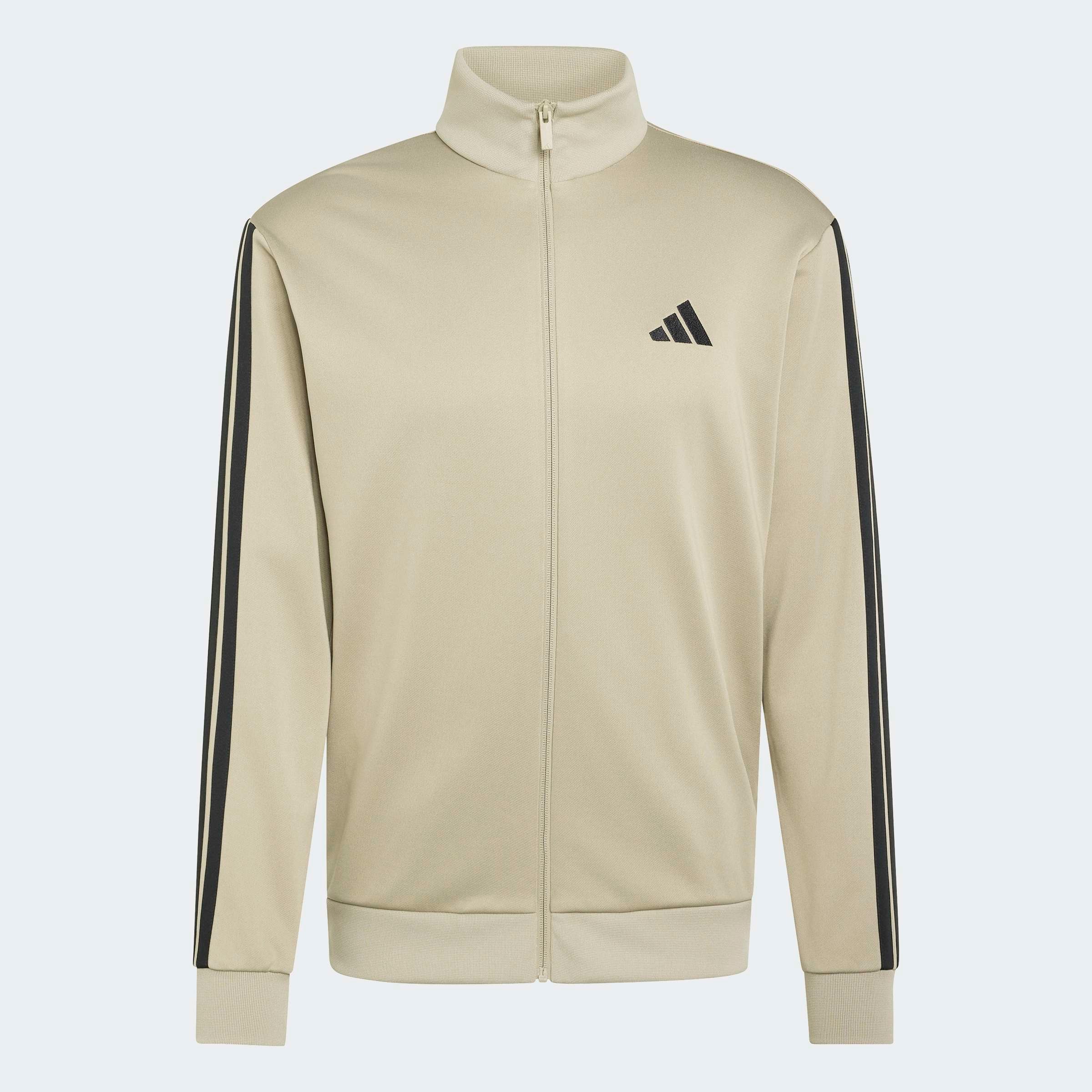 adidas Sportswear Combinaison d'entraînement »3-STREIFEN FRENCH TERRY« 2 pièces zweiteiliges Set, aus French-Terry-Material, mit Rippdetails