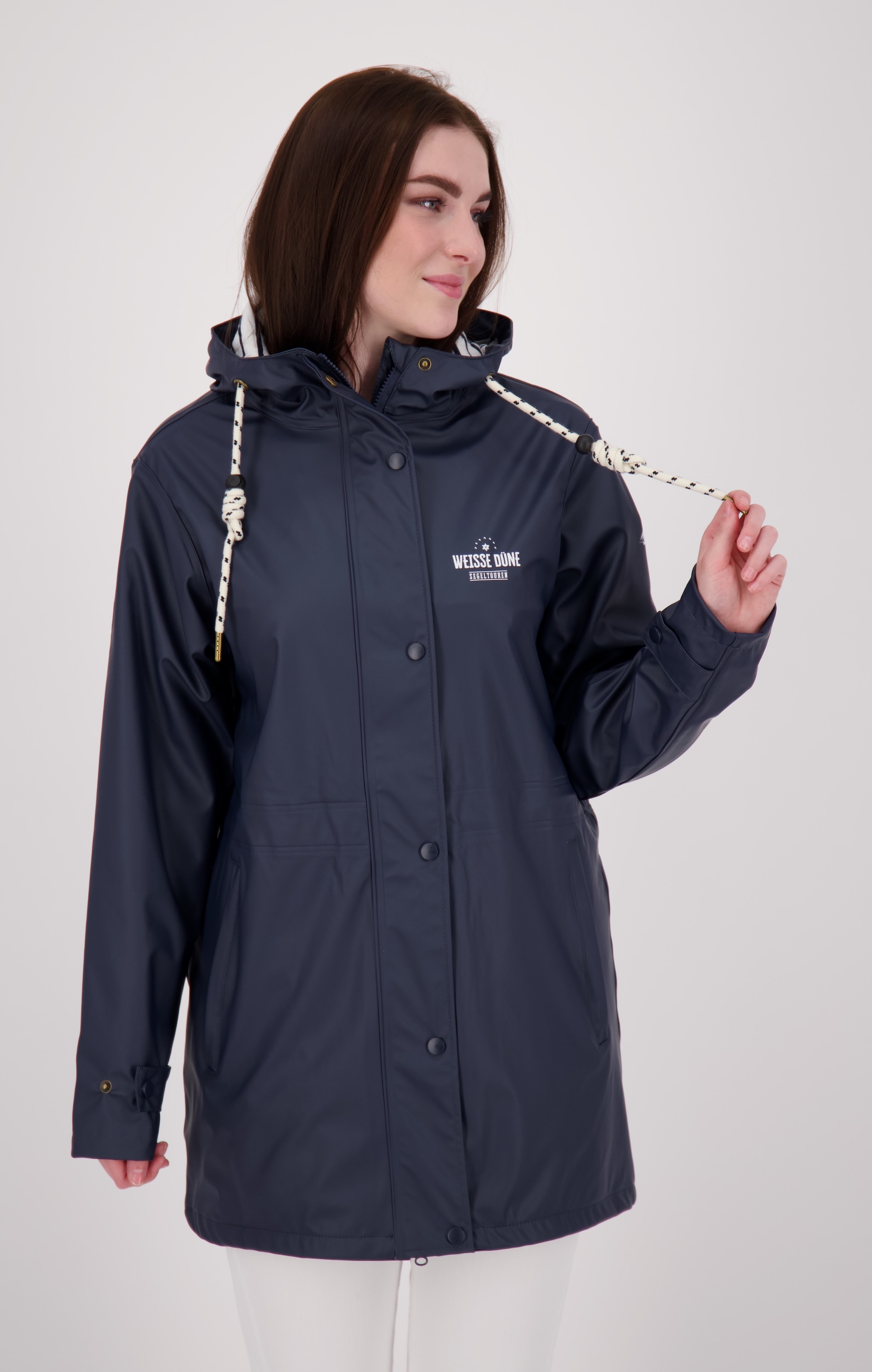 DEPROC Active Regenjacke »WOLGAST« mit Kapuze auch in Grossen Grössen erhältlich