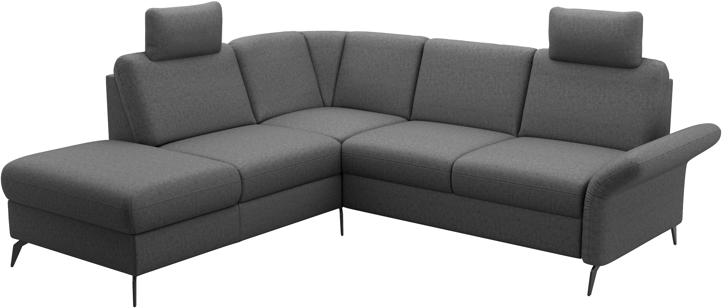 Home affaire Canapé d'angle »Rochelle« wahlweise mit Bettfunktion, Bettkasten und Armteilverstellung