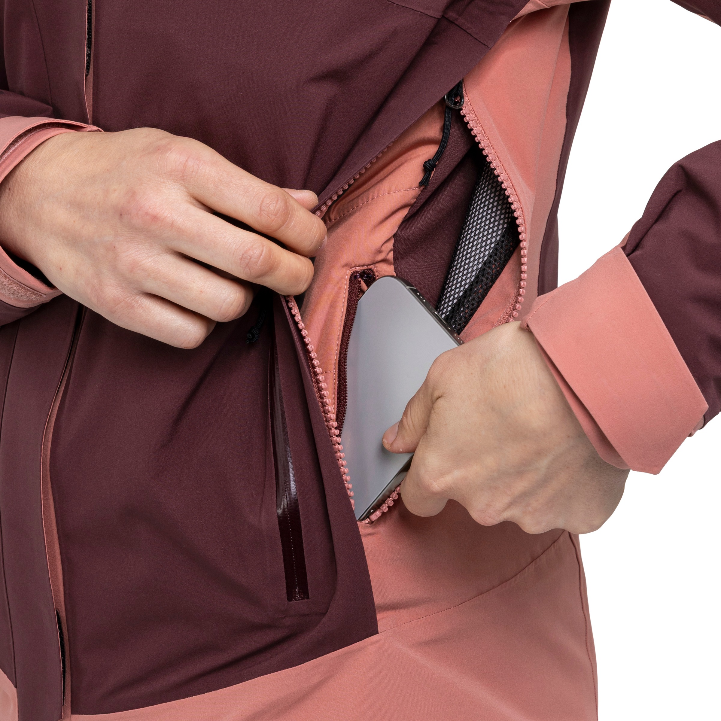 Schöffel Veste fonctionnelle 3 en 1 »3in1 Jacket Style Refoca WMN« 2 cuis tlg. Construction en 2 parties, style sportif, en polyamide