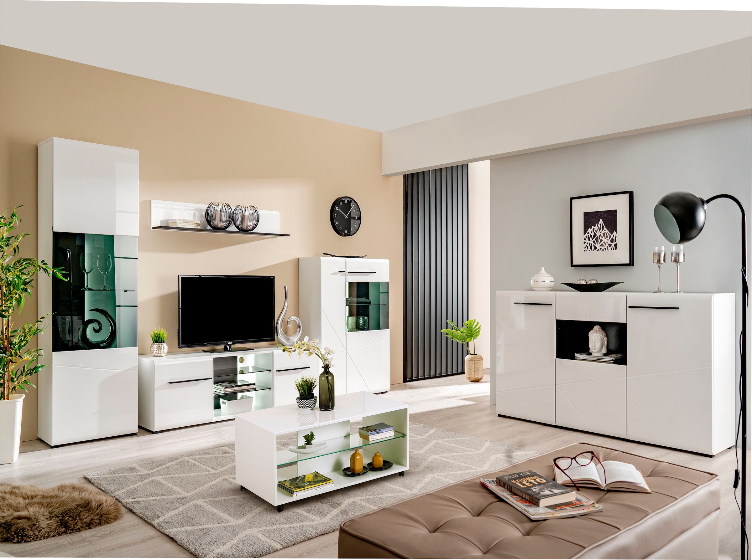 INOSIGN Sideboard »Trentino« Kommode, Briete ca. 173 cm, Soft-Close-Funktion, Hochglanzfronten