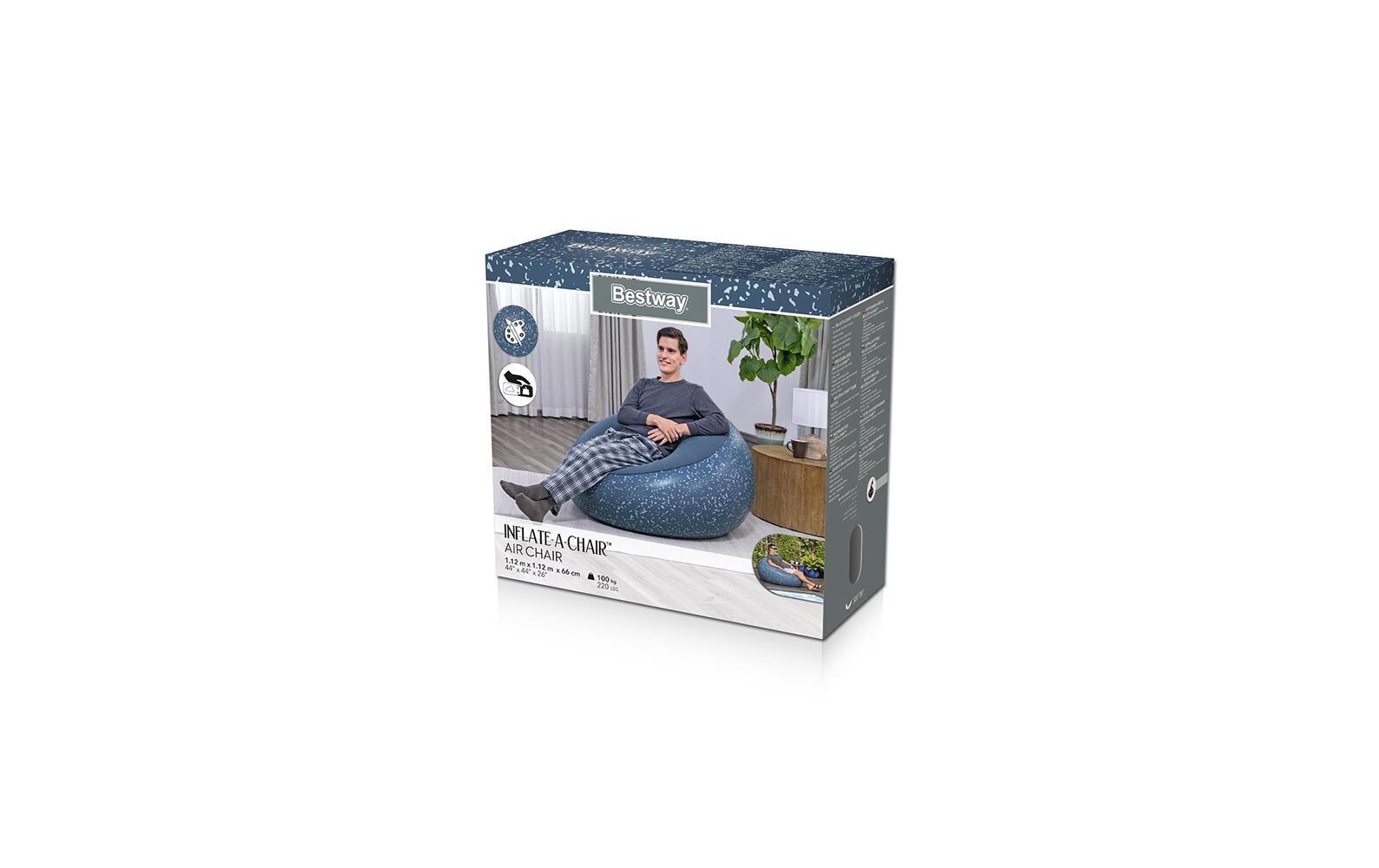 Bestway Fauteuil gonflable »Inflate, 112 x 112 cm«