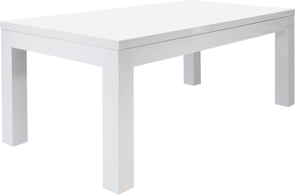 SalesFever Esstisch »Odense - Design Tisch für stilvolle Mahlzeiten« Mit praktischen Ansteckplatten erweiterbar