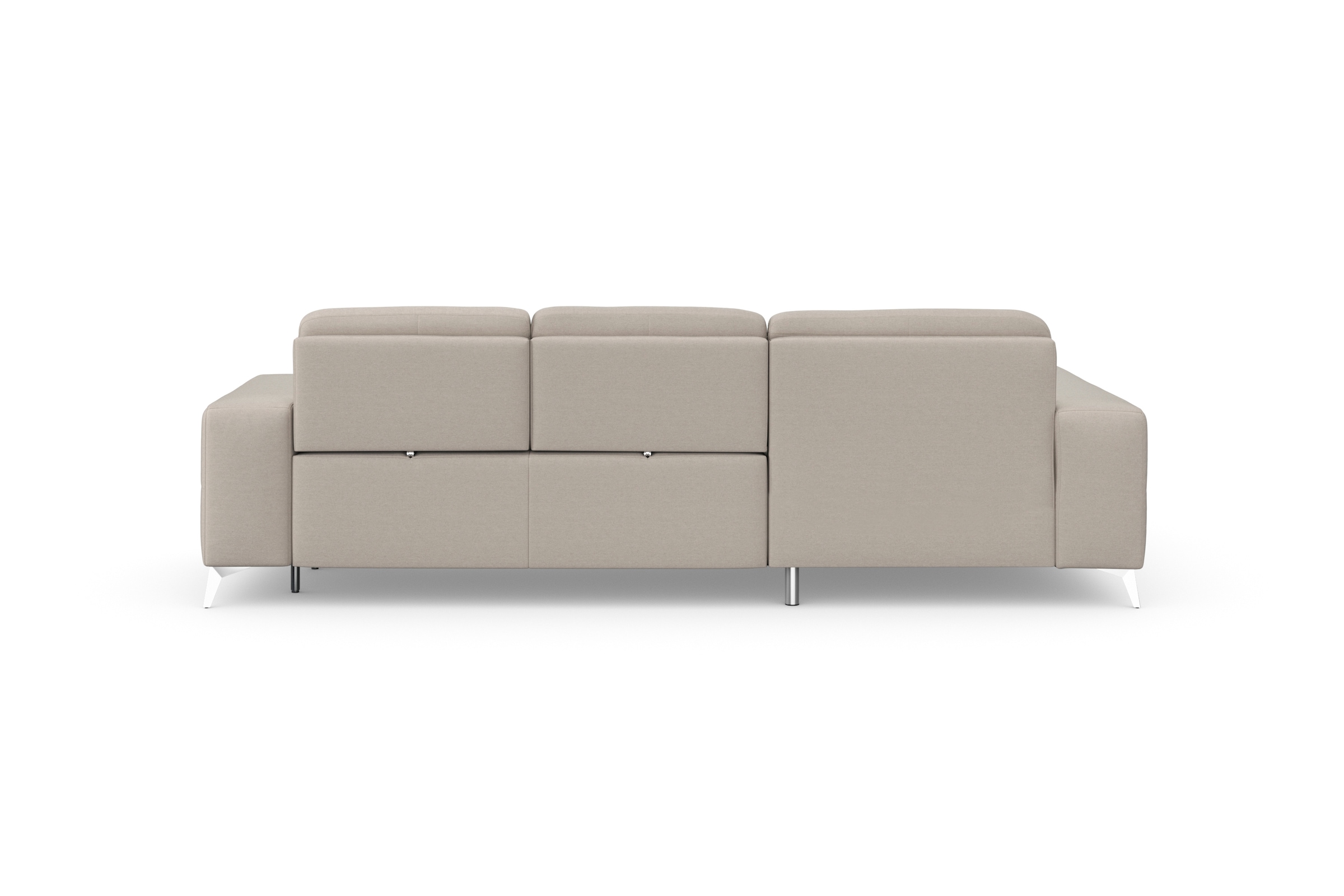 sit&more Ecksofa »Baviene L-Form« inklusive Sitztiefenverstellung und Federkern, wahlweise Bettfunktion