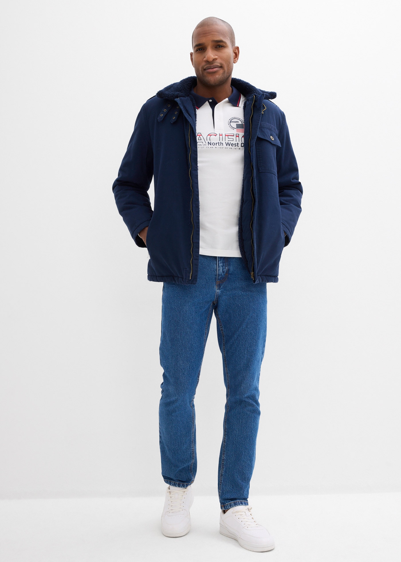 bonprix Jeans droit 5-Pocket Form, straight leg