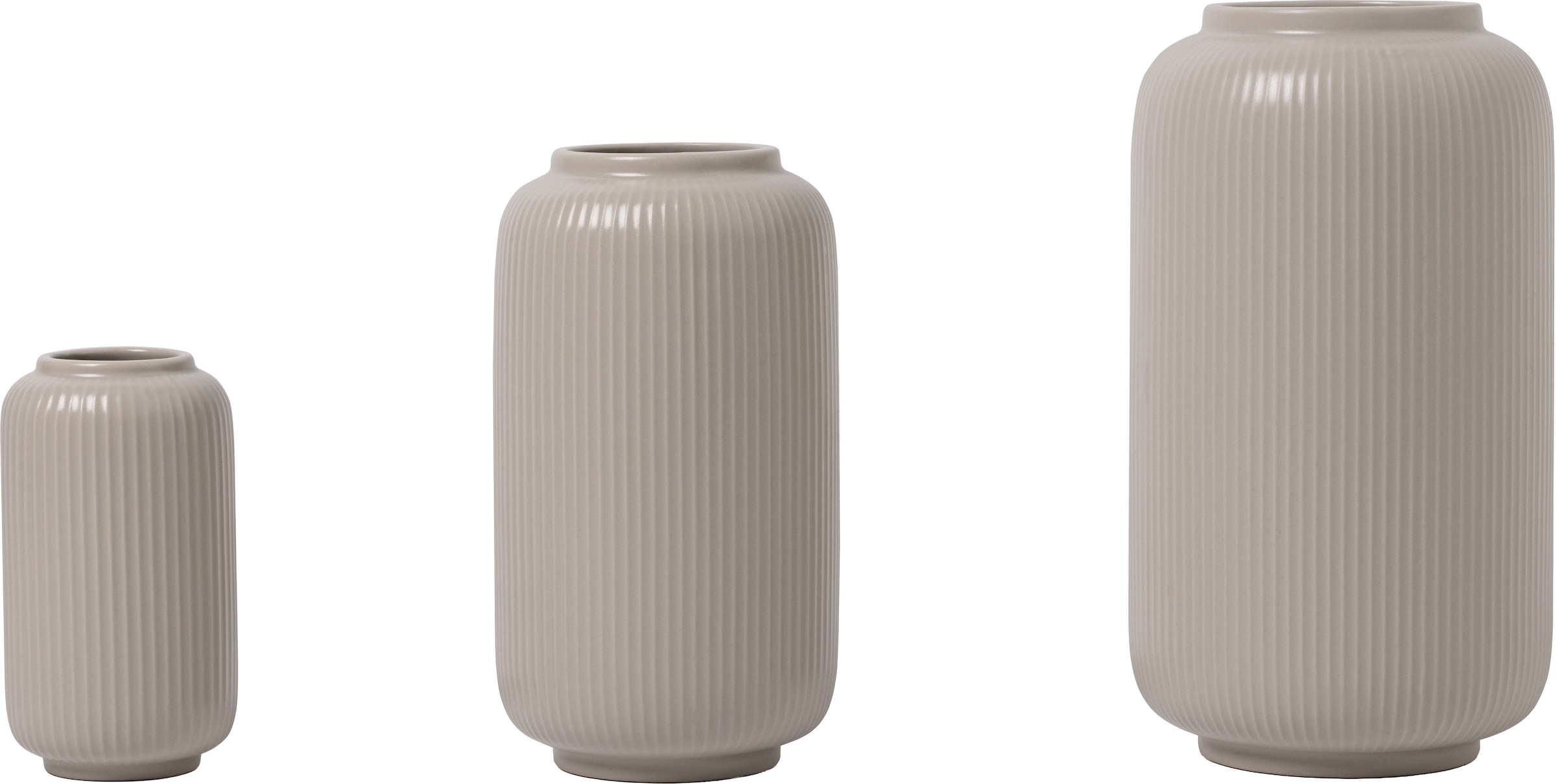 GOODproduct Vase de table »Ylvii, innen vollständig glasiert und wasserundurchlässig« Vases en céramique, uni mat ou avec un glaçage brillant et effet