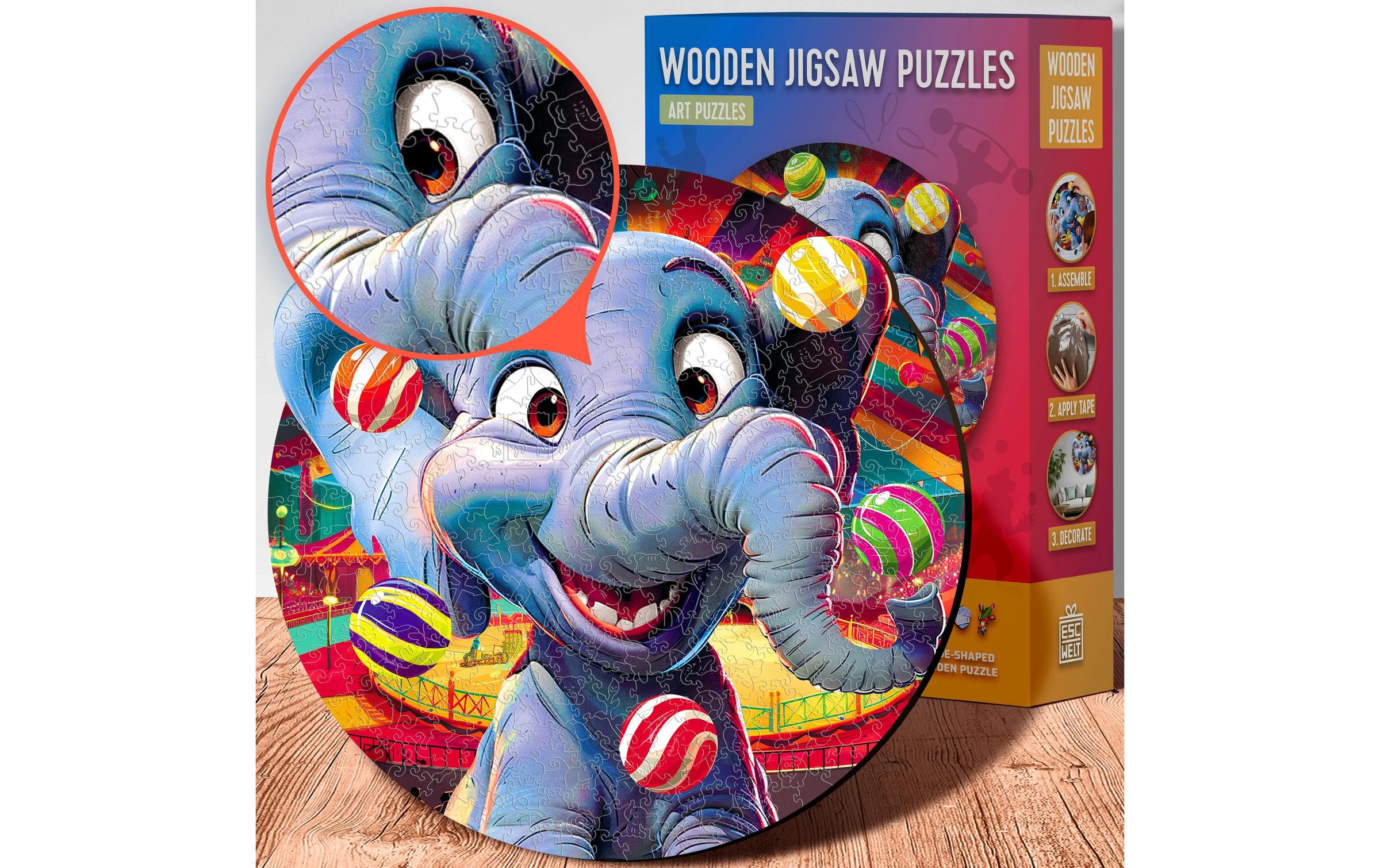   Puzzle »Escape Welt Elefant«
