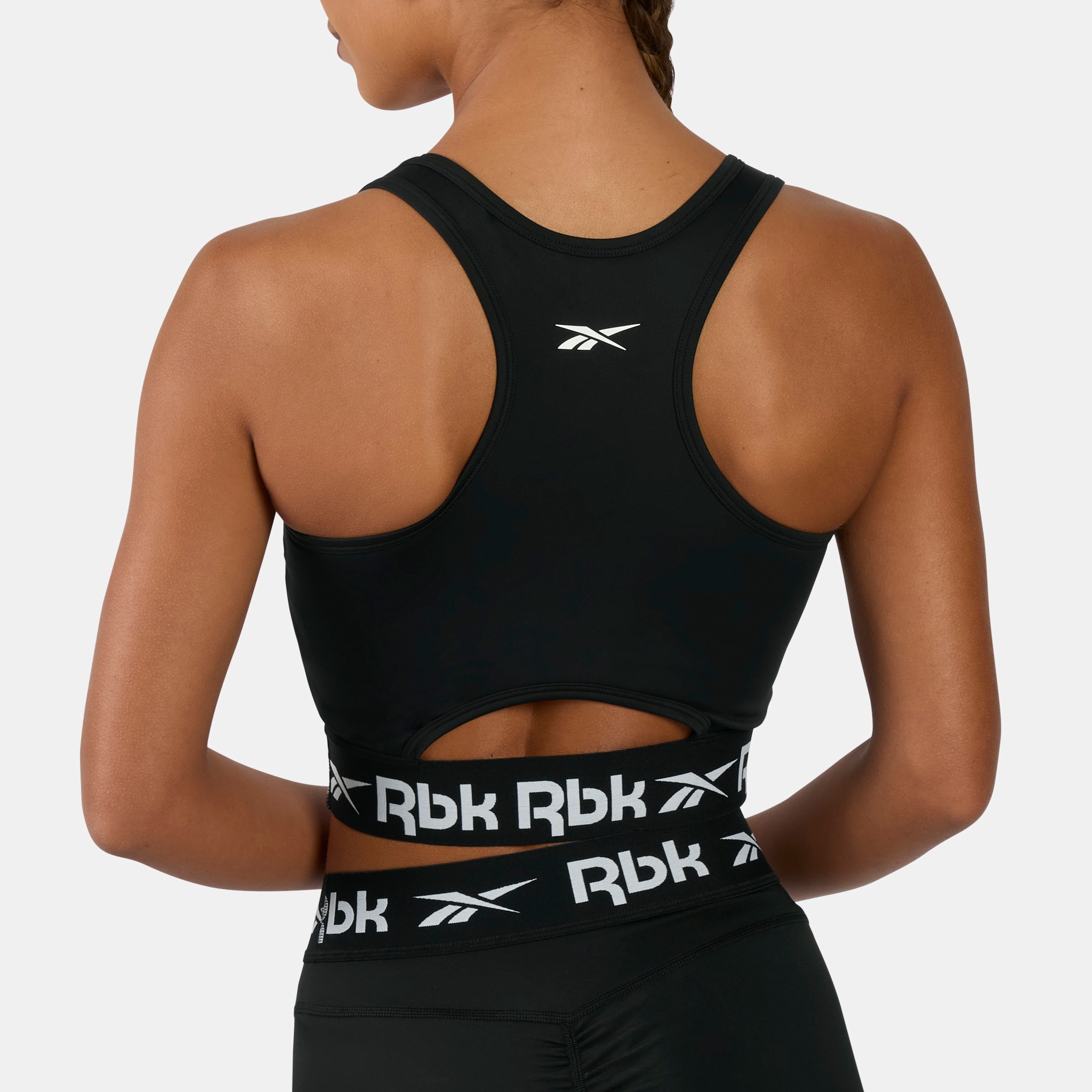 Reebok Sport-BH »ID TRAIN RUCHED BRA« für Fitness, aus Polyester und Elasthan