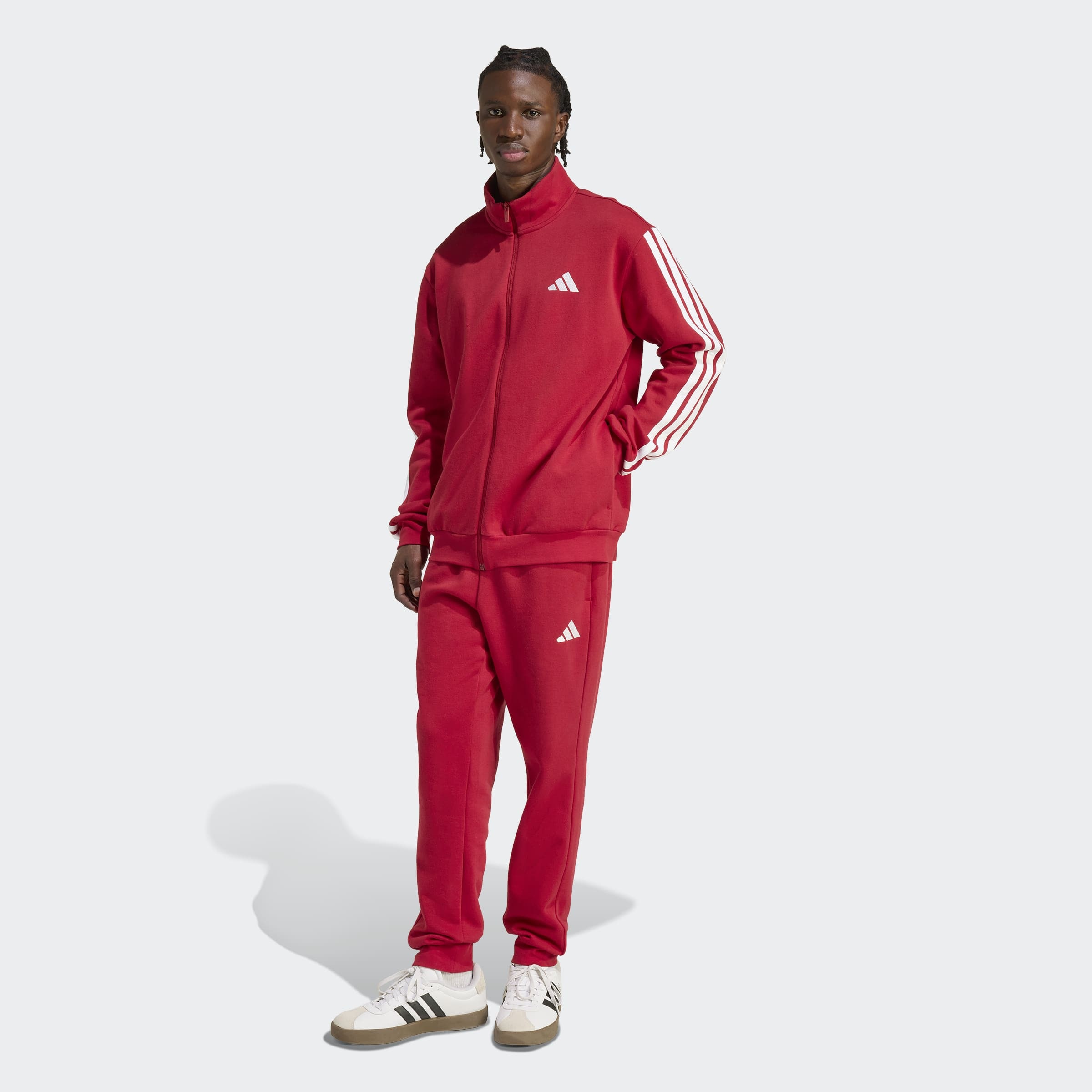 adidas Sportswear Combinaison d'entraînement »3-STREIFEN FLEECE« 2 pièces