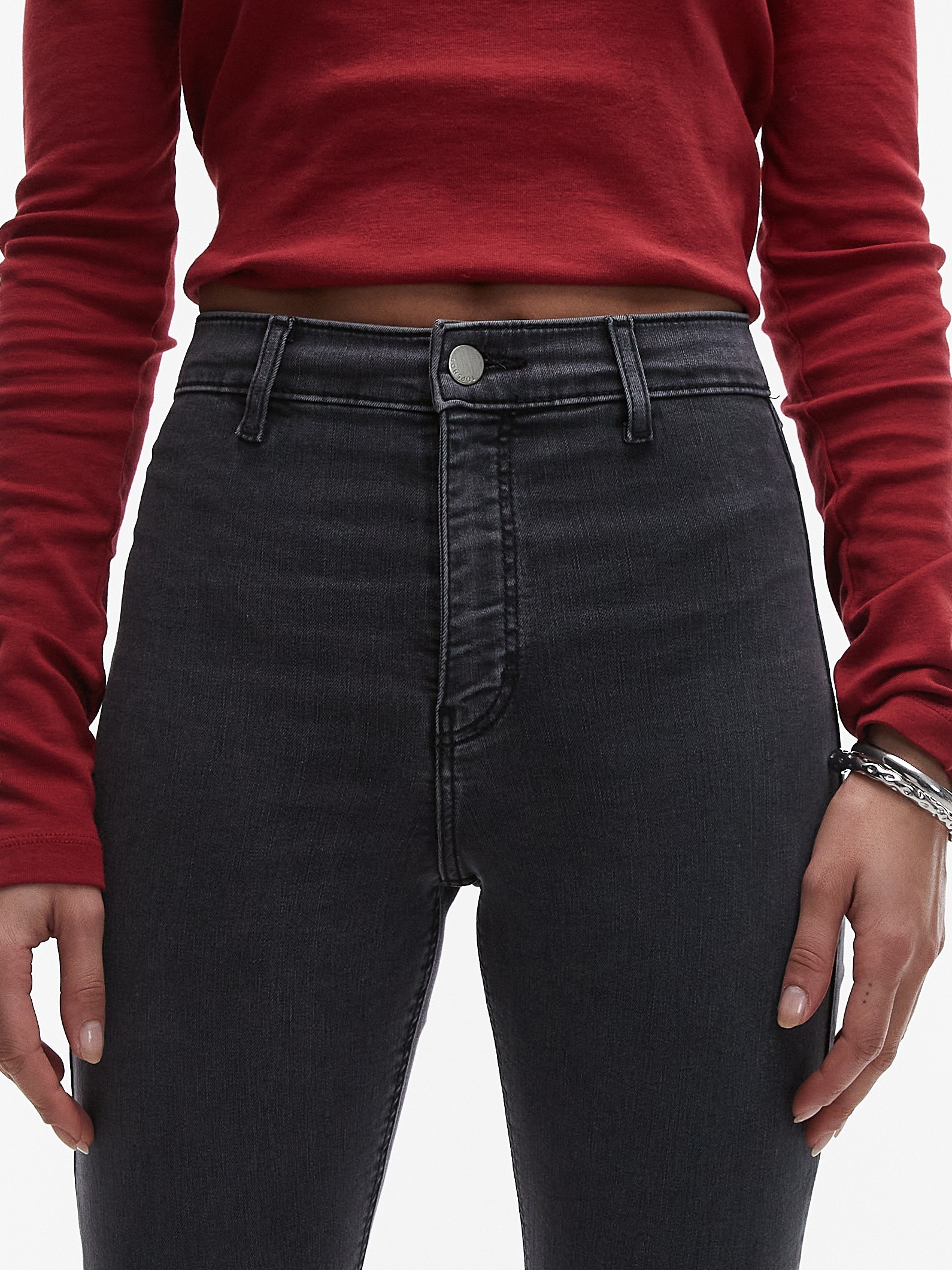 TOPSHOP Skinny-fit-Jeans »TSJONI HR SKINNY DNM JEANS BLW NOOS« Baumwollmischung, skinny fit, high waist