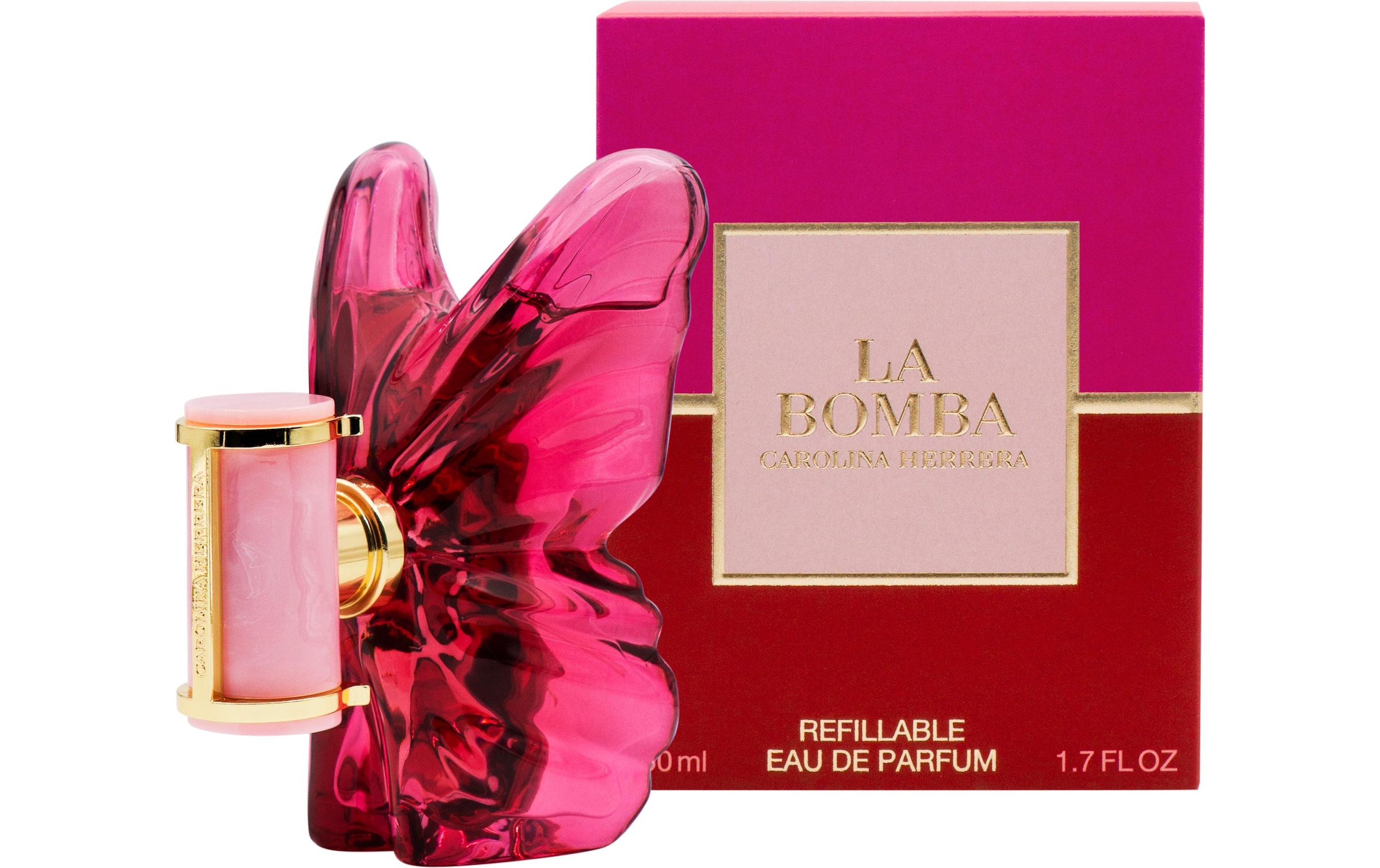 Carolina Herrera Eau de Parfum »La Bomba 50 ml« Floral-fruchtiger Damenduft im Schmetterlingsflakon